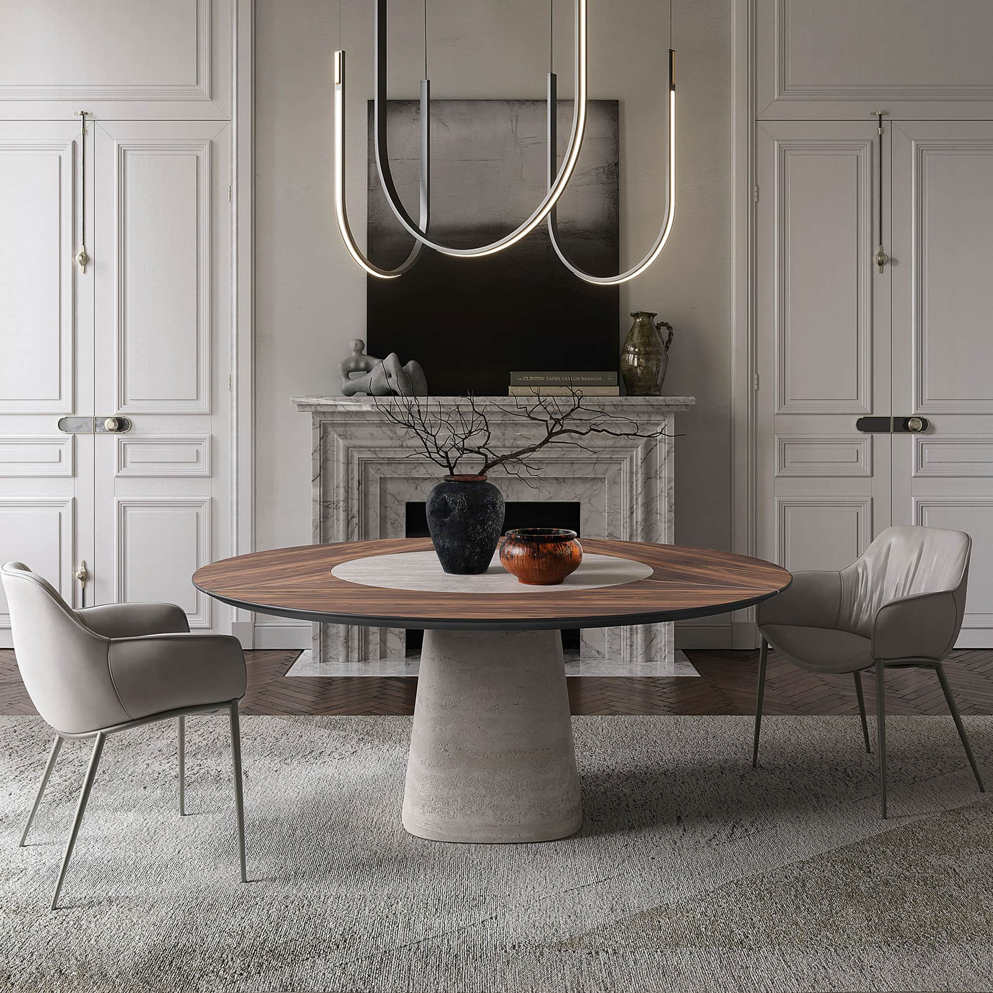 Eliot Dining Table - cattelanitalia-radokeramikrounddiningtable-7