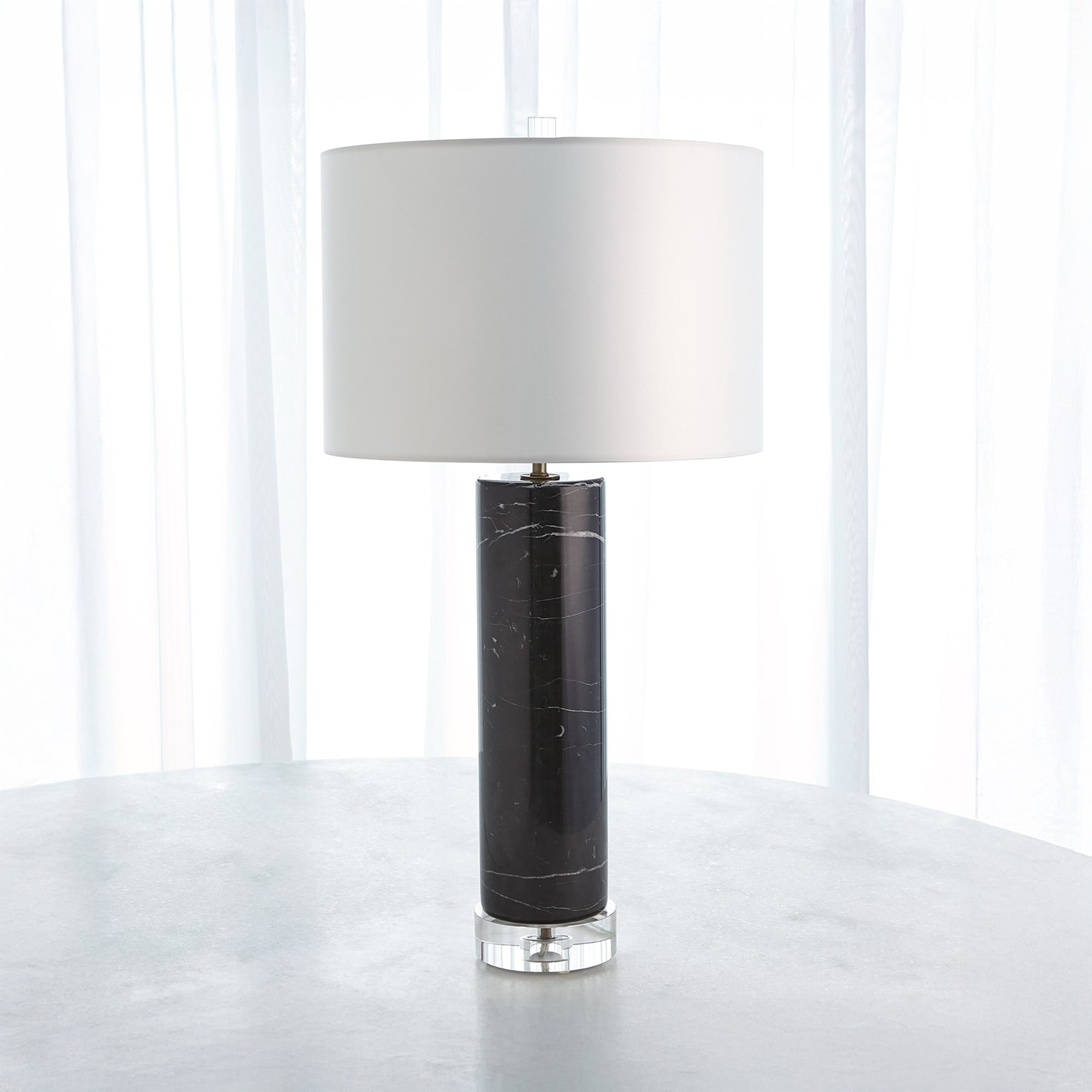 Marble Cylinder Table Lamp - globalviews-marblecylindertablelamp-4