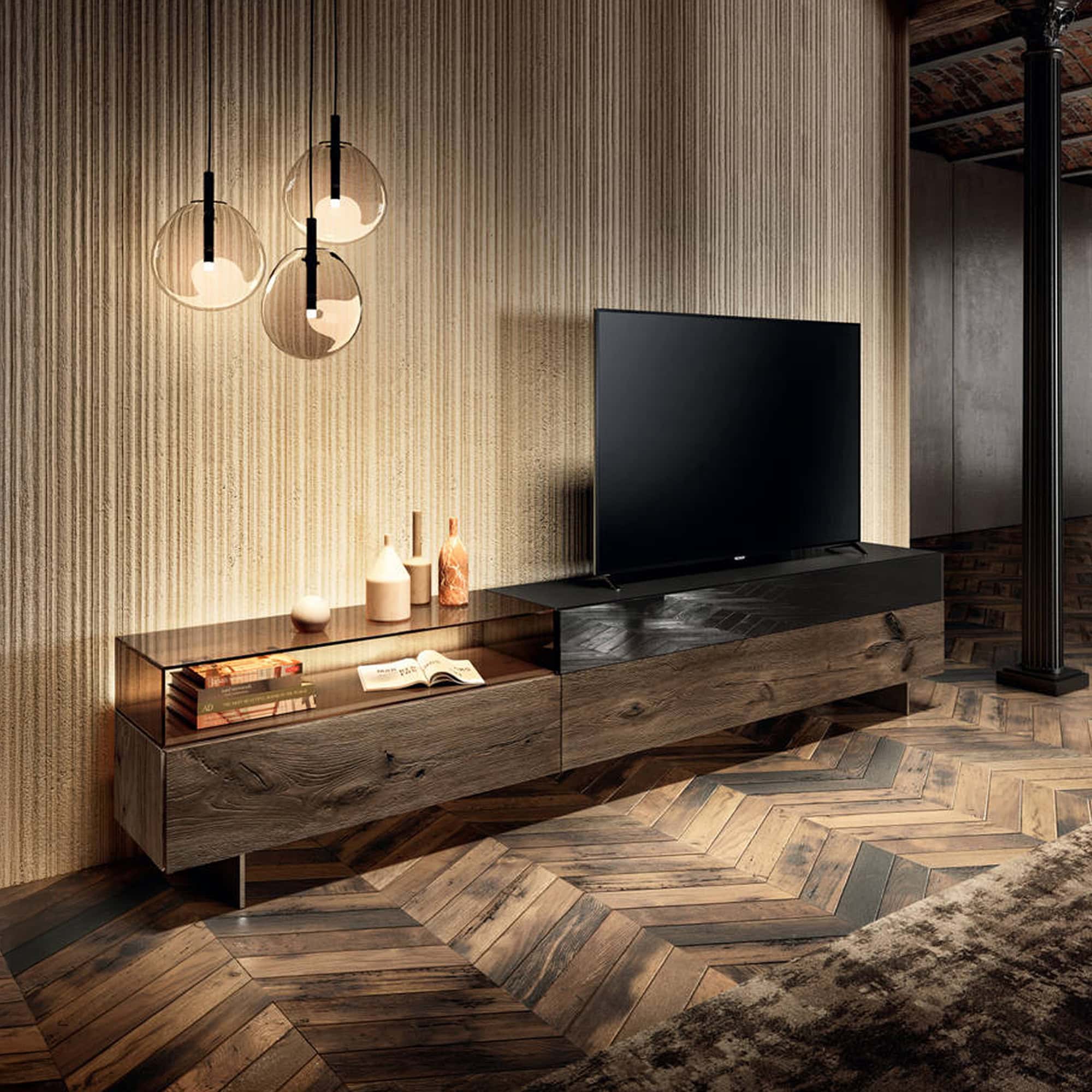 36e8 Glass TV Unit - lago-36e8glasstvunit-1