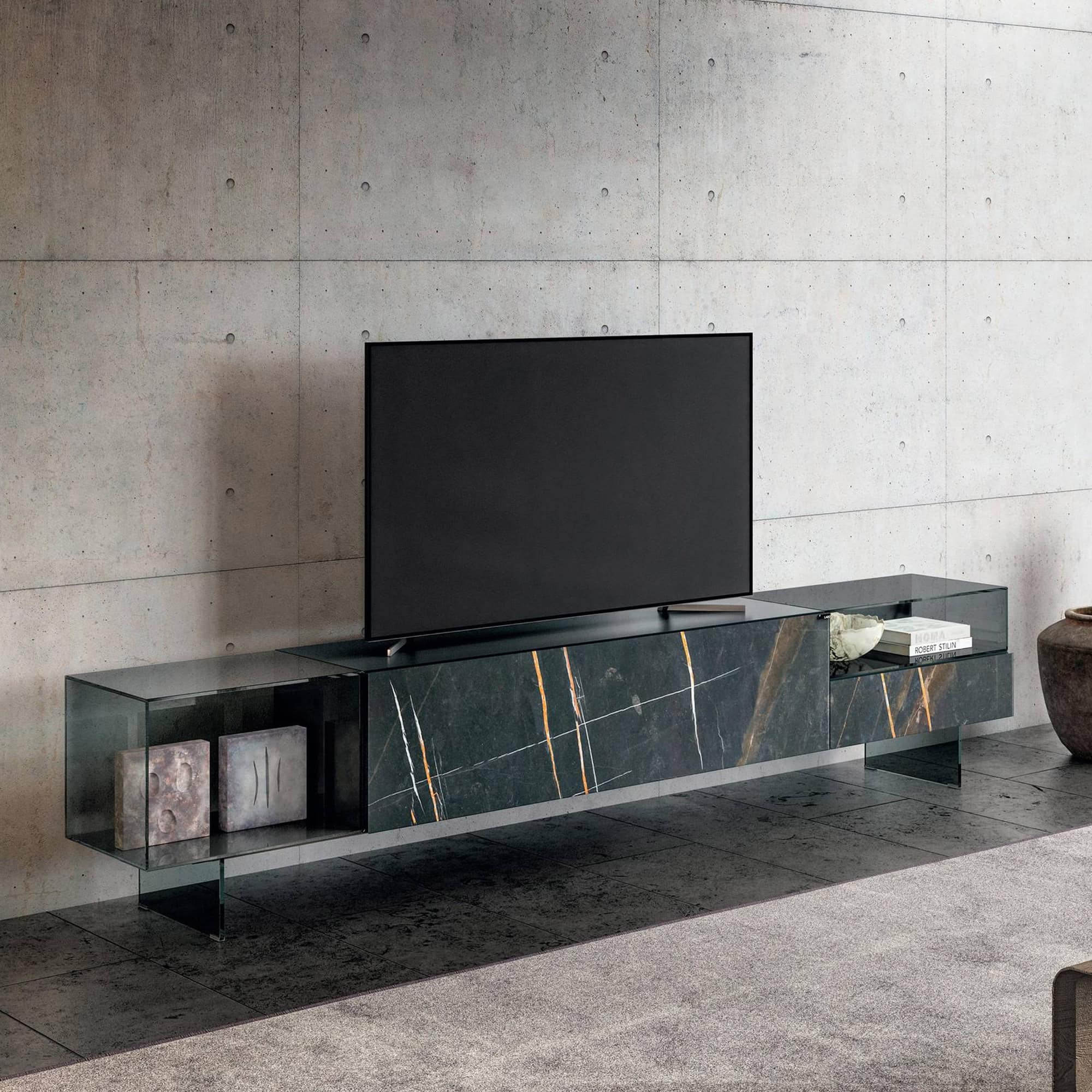 36e8 Glass TV Unit - lago-36e8glasstvunit-5