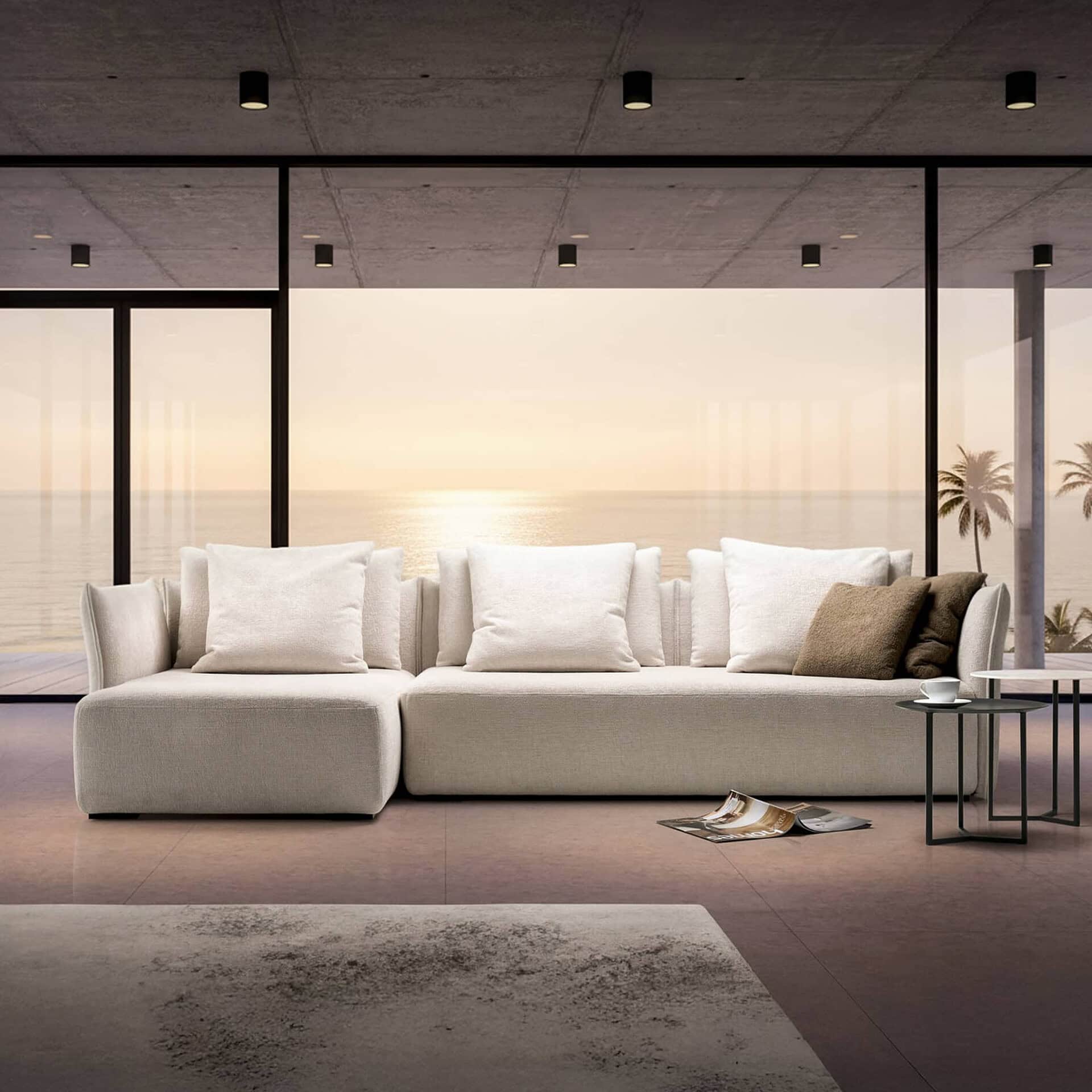 Le Savoie Modular Sectional Sofa for contemporary living spaces.