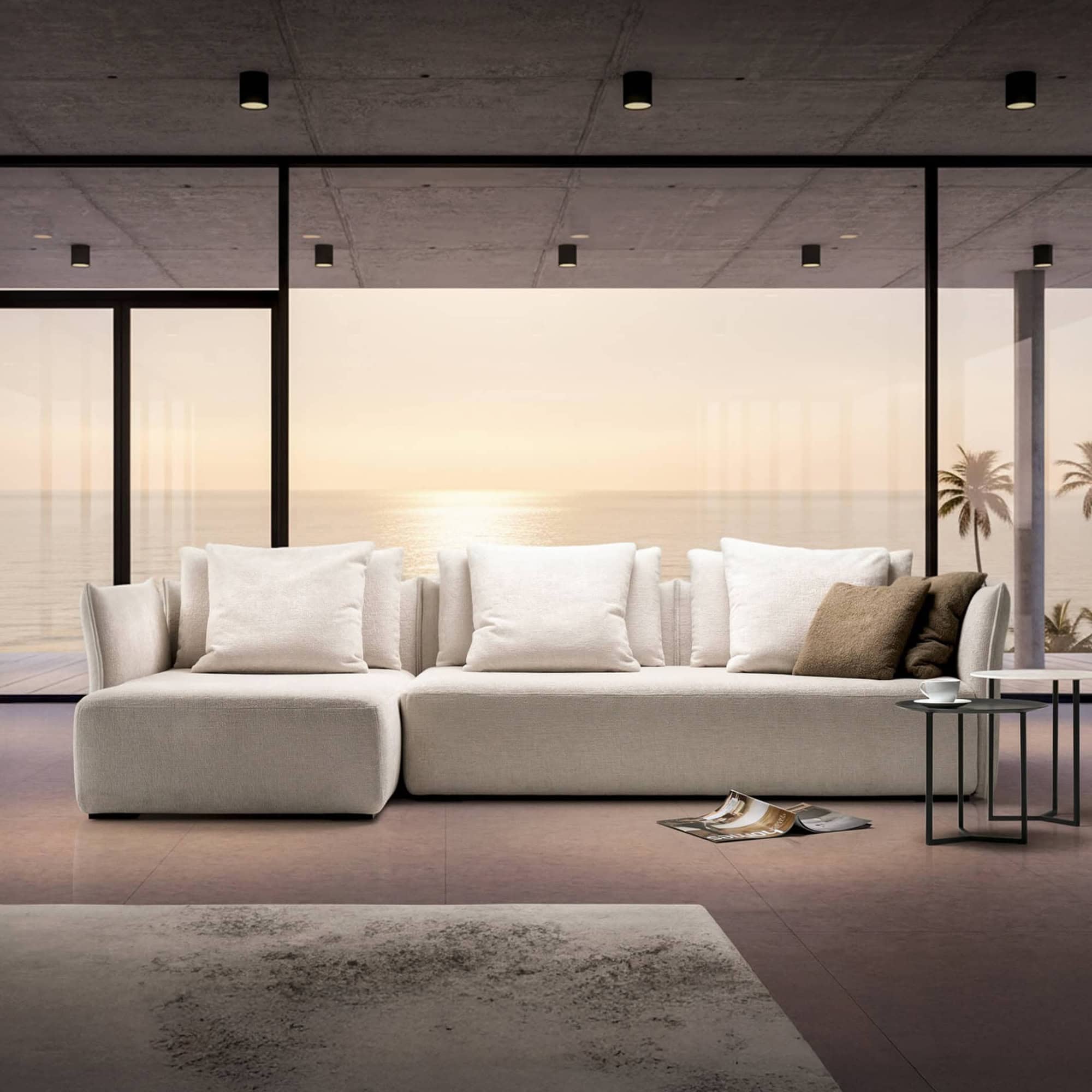 Le Savoie Modular Sectional Sofa for contemporary living spaces.