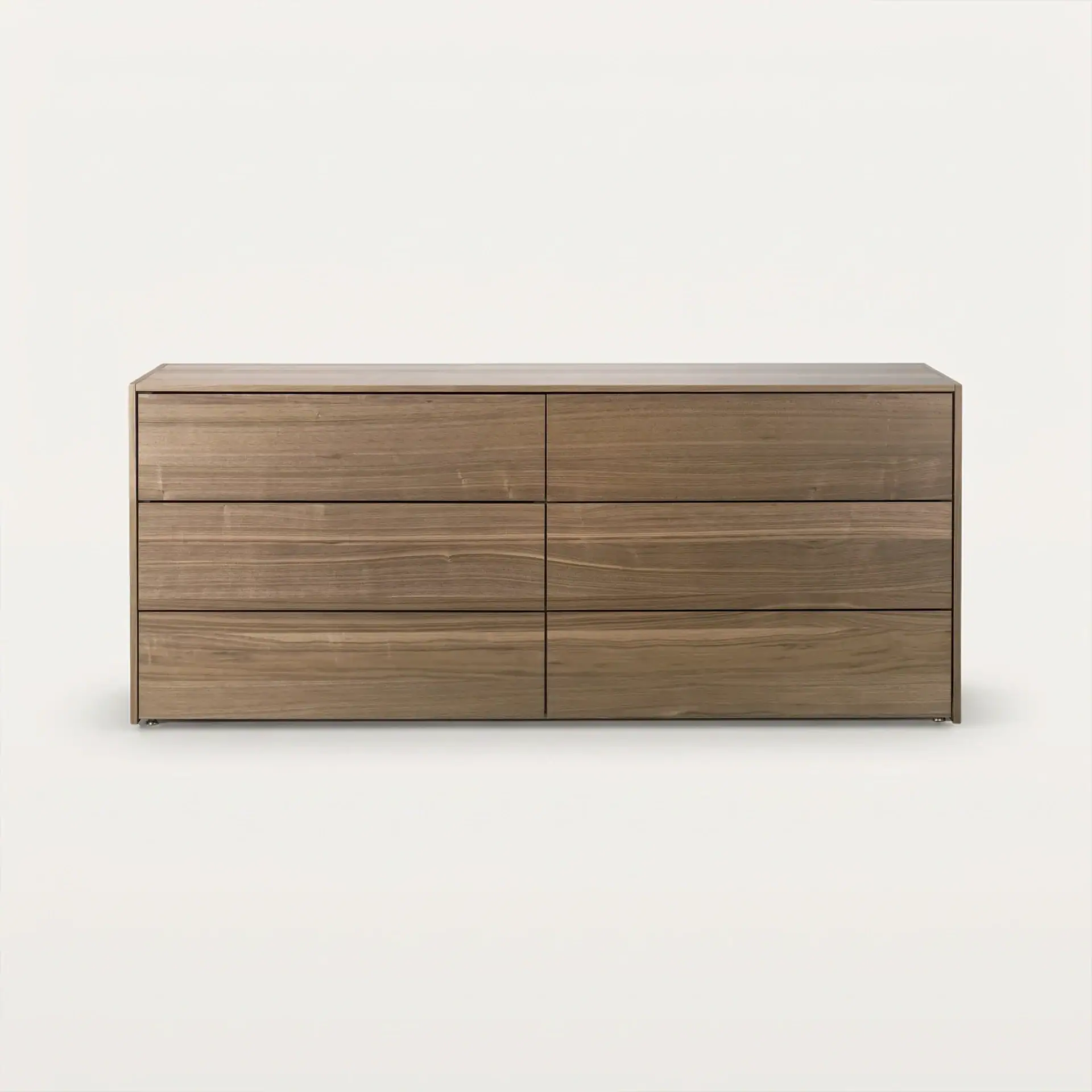 Sklar Furnishings Illusion 6-Drawer Dresser in a neutral room setting.