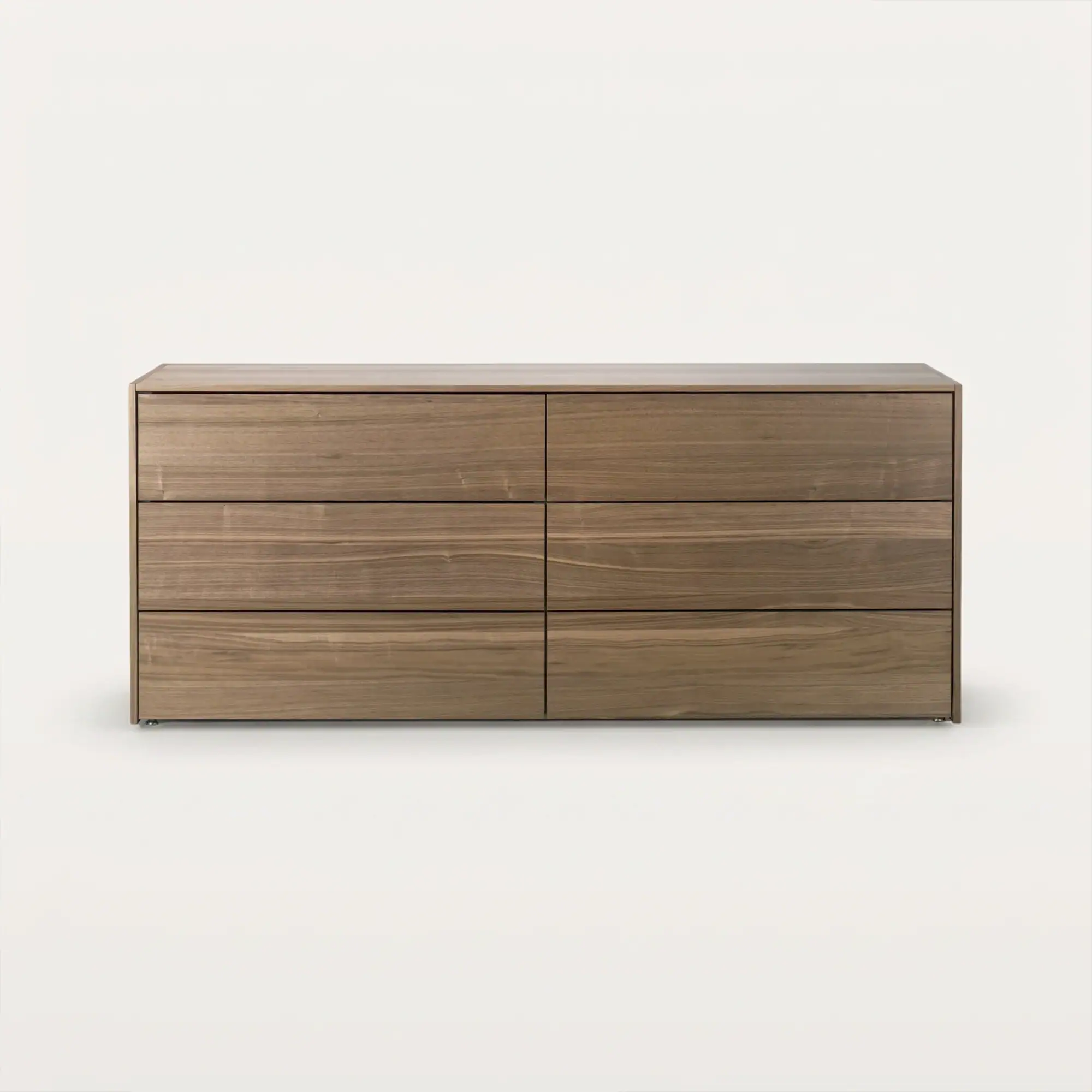 Sklar Furnishings Illusion 6-Drawer Dresser in a neutral room setting.