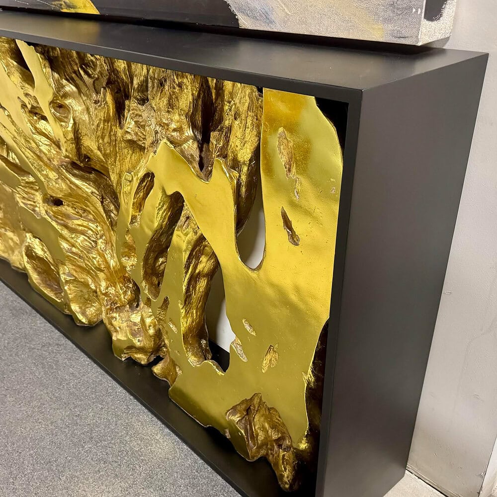 Phillips Collection Gold Leaf Console Table | Boca Raton | Sklar ...