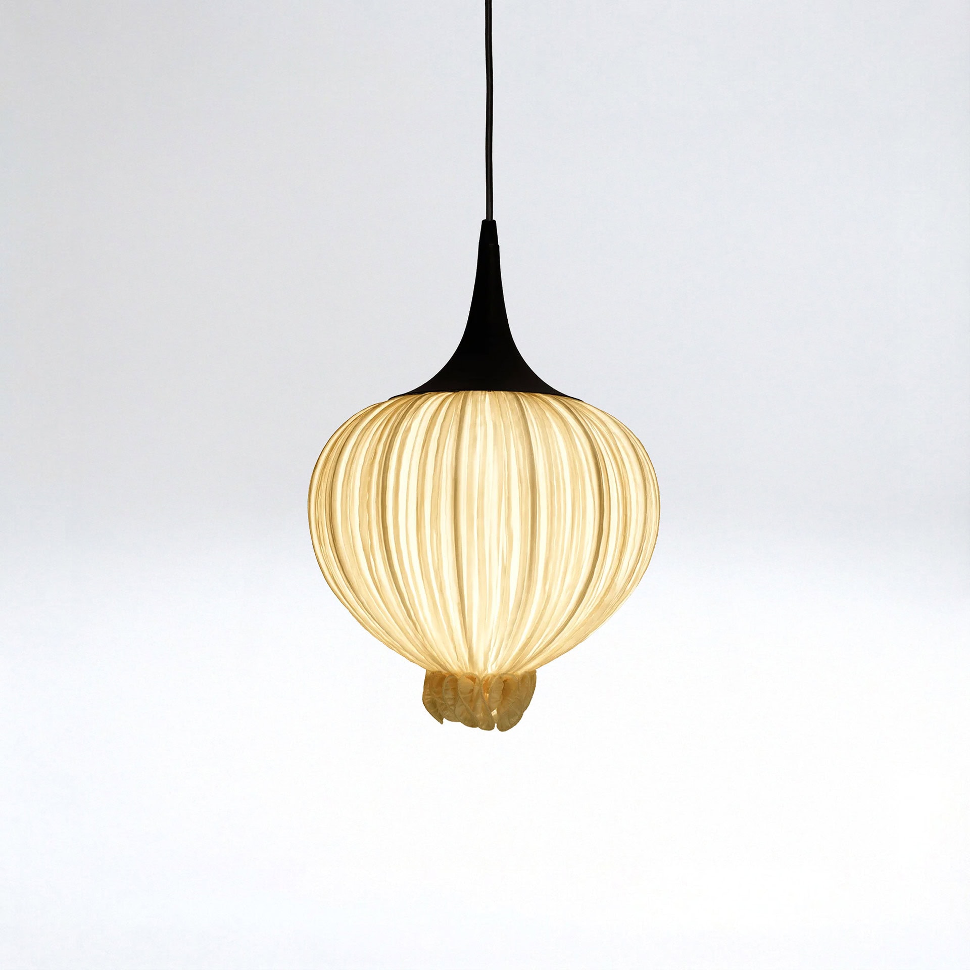 Elegant Perlina Silk Pendant Light for Modern Interiors.