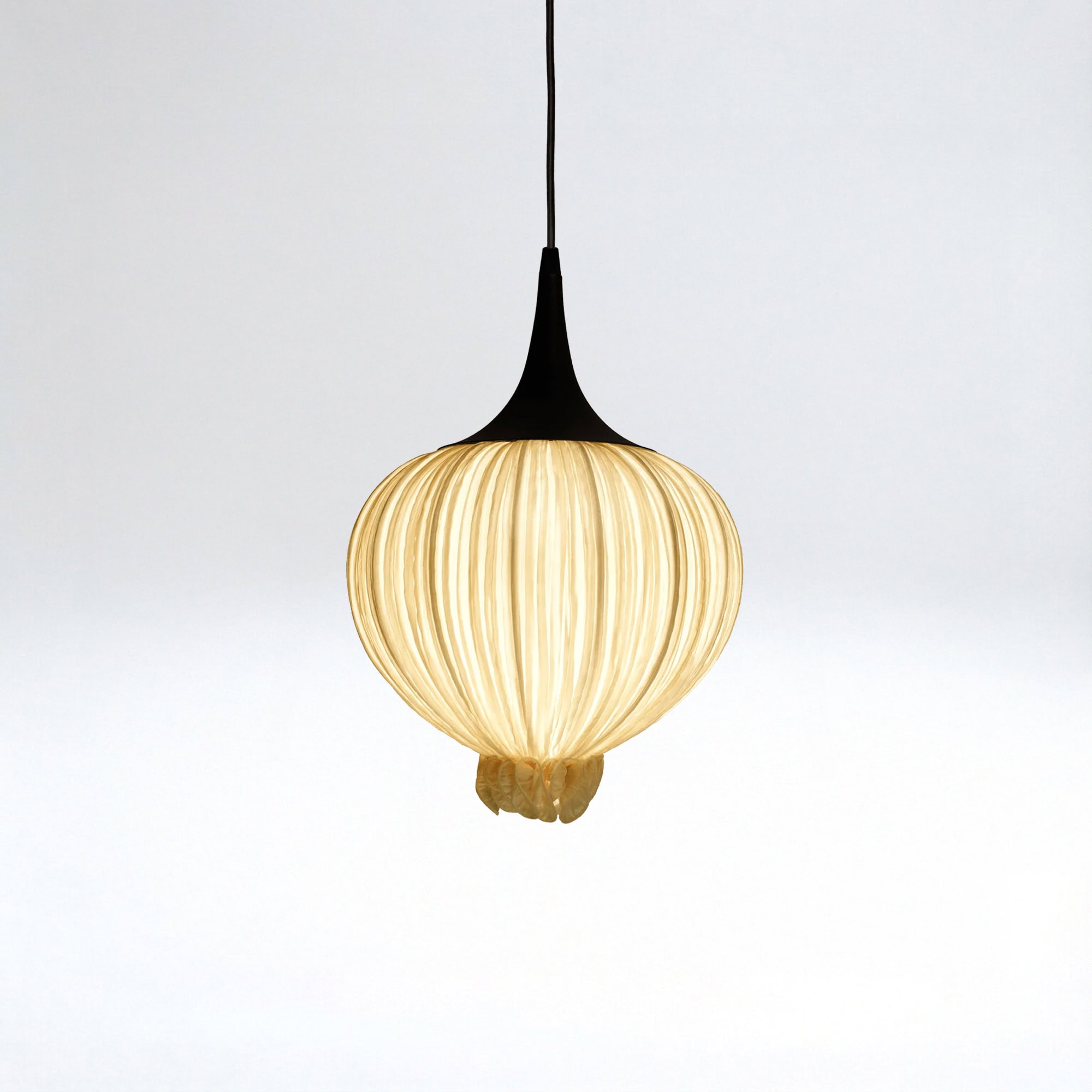 Elegant Perlina Silk Pendant Light for Modern Interiors.