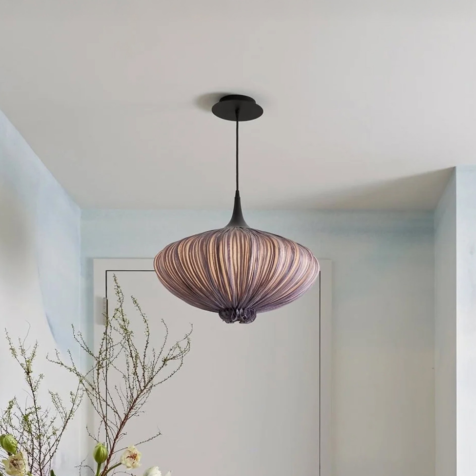 Elegant Surria Silk Pendant Light for Modern Interiors.