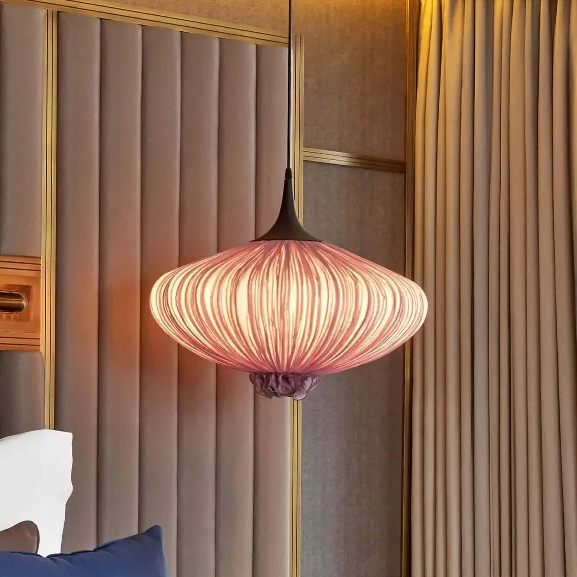 Elegant Surria Silk Pendant chandelier for modern interiors.