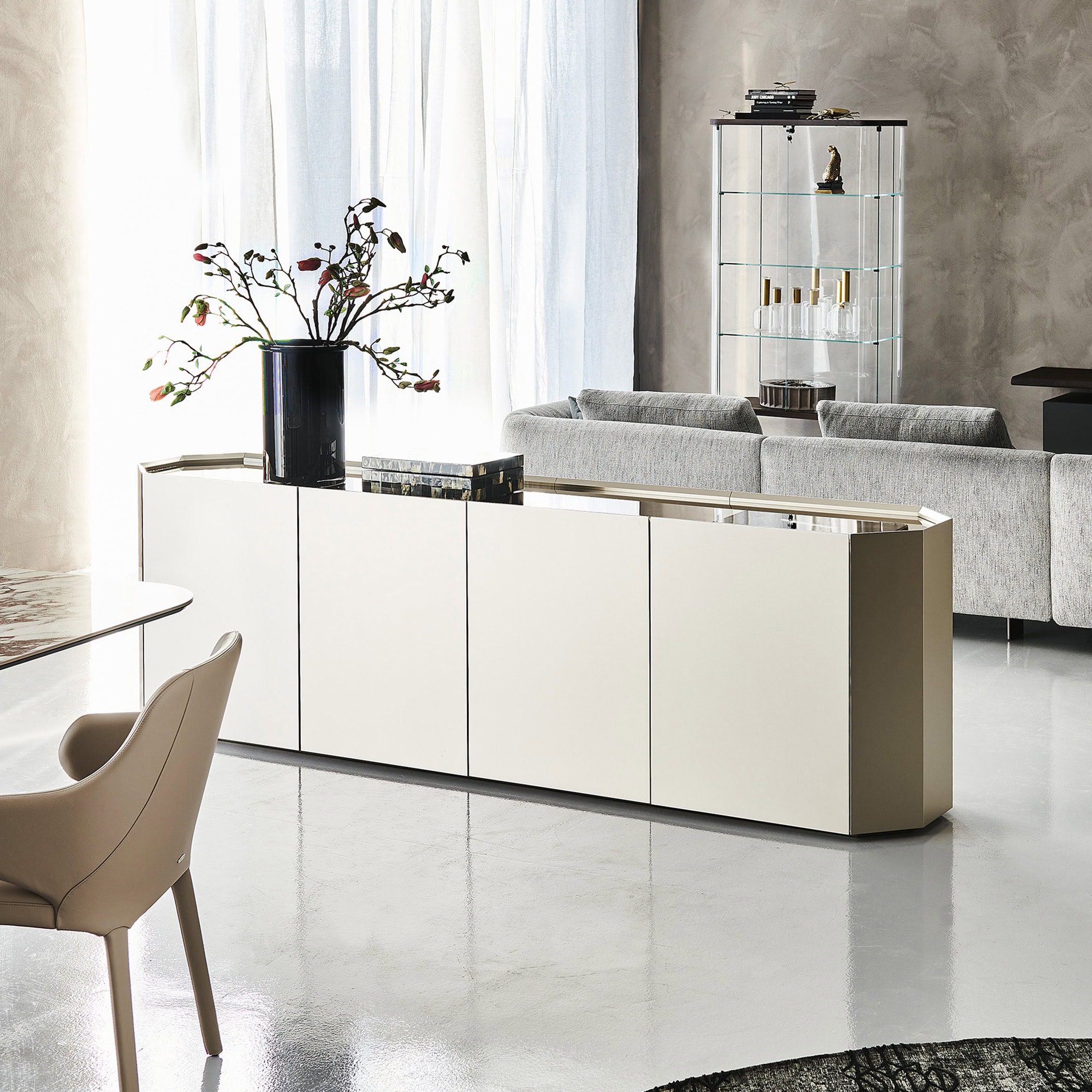 Modern Chelsea sideboard with sleek design and ample storage.