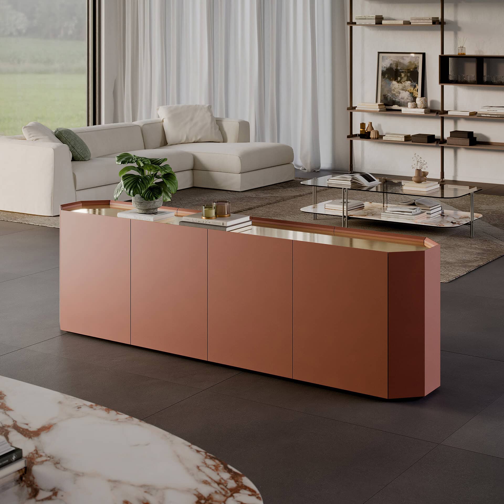 Chelsea Modern Sideboard - Elegant storage solution for contemporary living rooms.