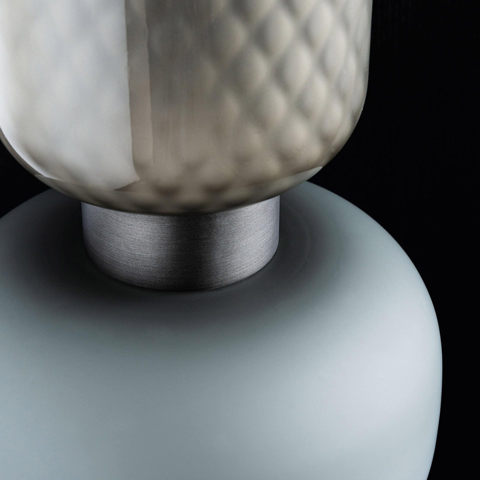 Elegant Pigalle glass floor lamp with modern design and sleek finish. Perfect for contemporary livin.