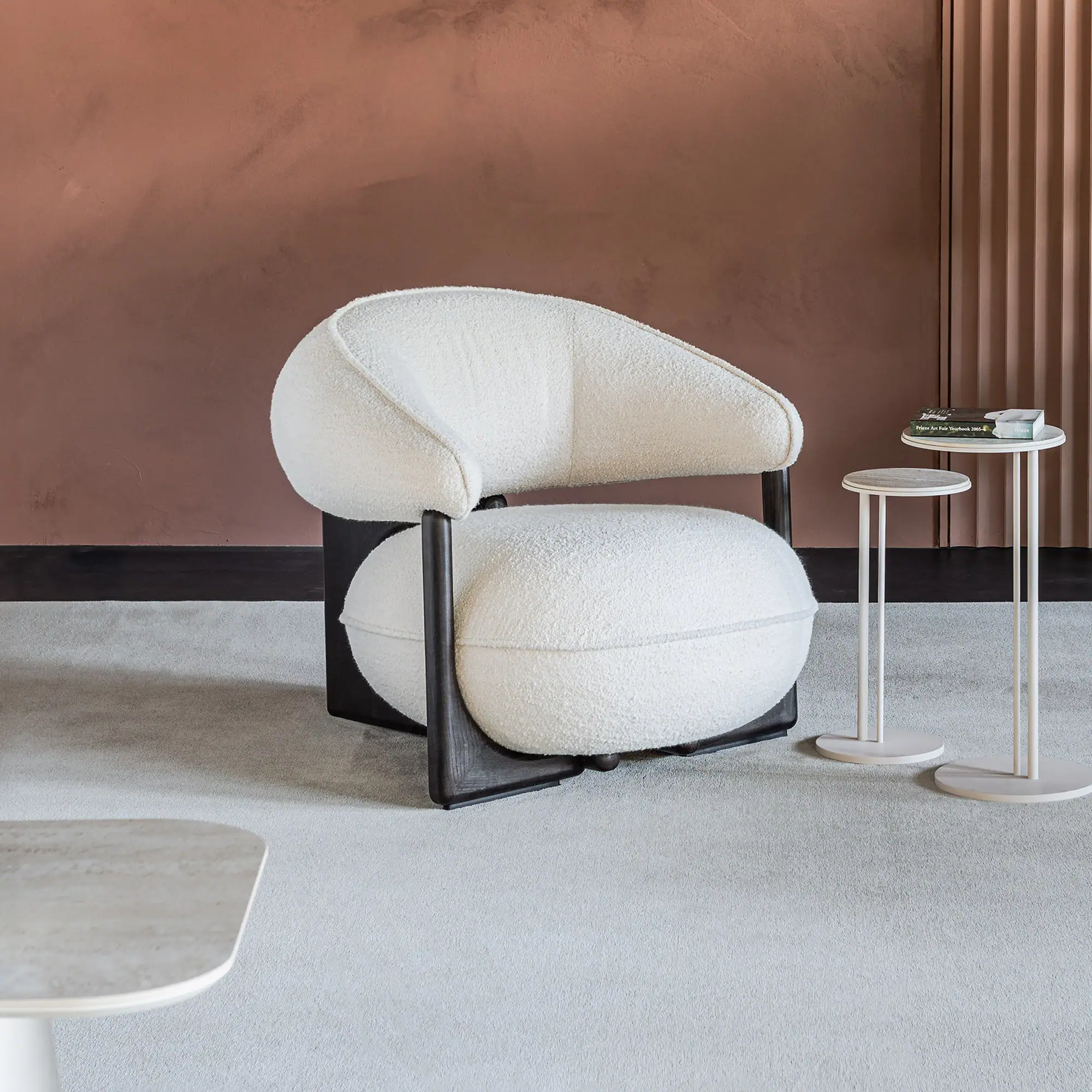 Sklar Furnishings Ruby Lounge Armchair in a modern living room setting.
