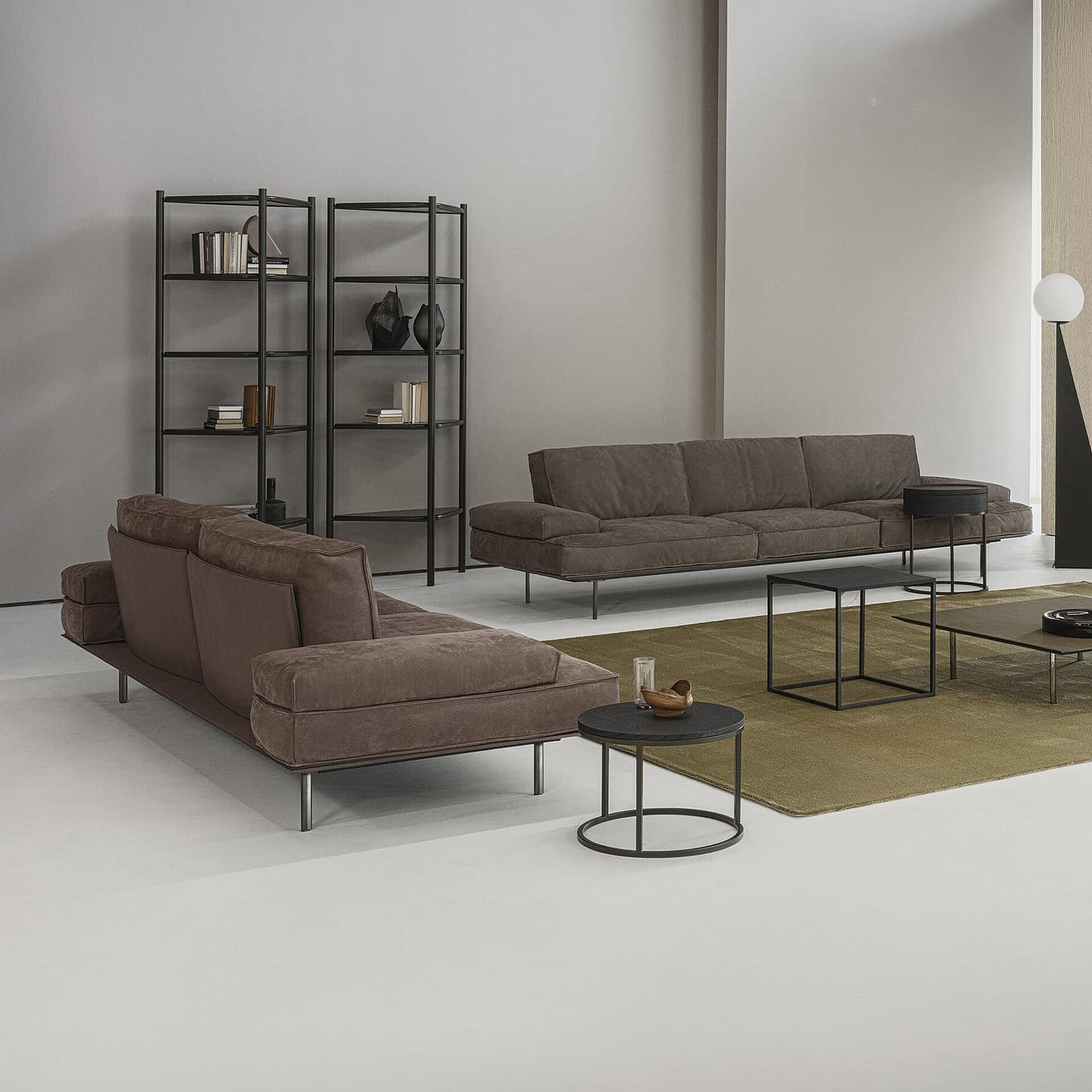Elegant Vogue Modular Sectional Sofa in a modern living room setting.