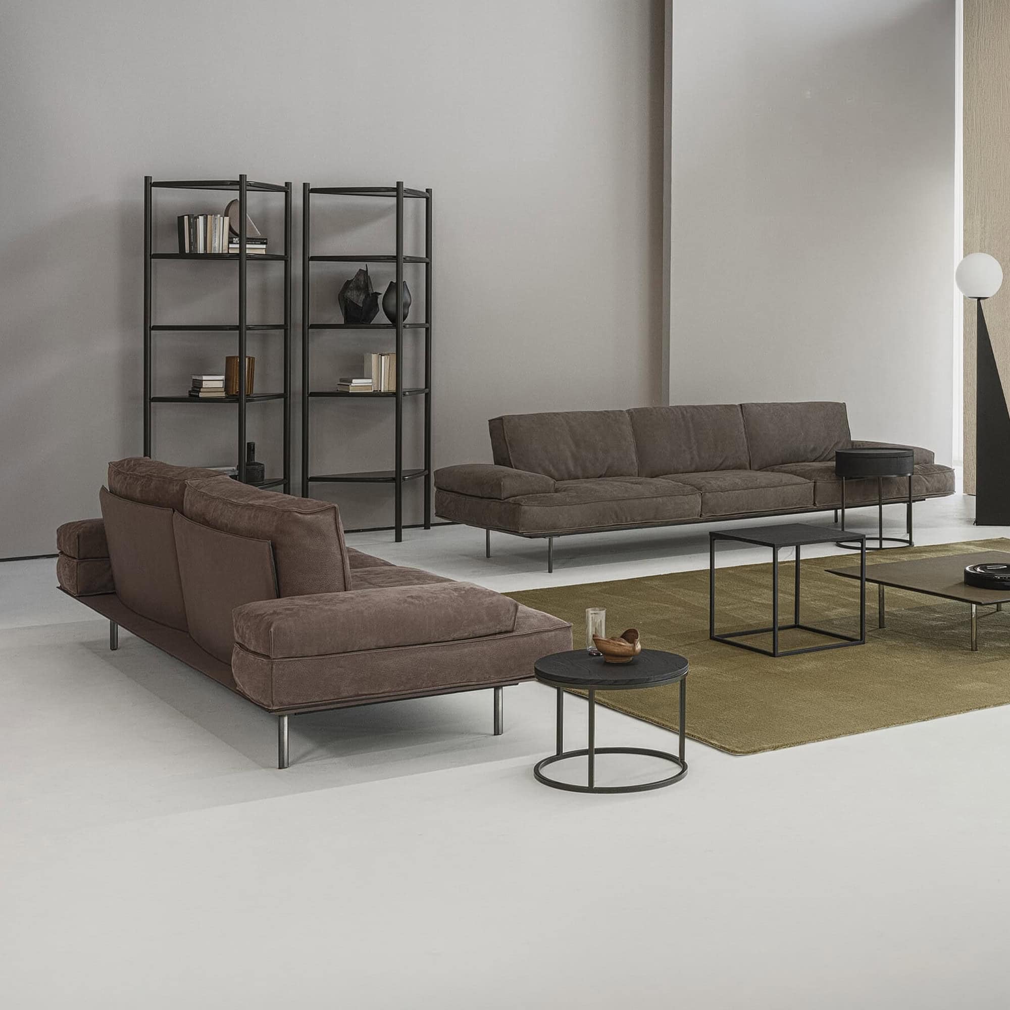 Elegant Vogue Modular Sectional Sofa in a modern living room setting.