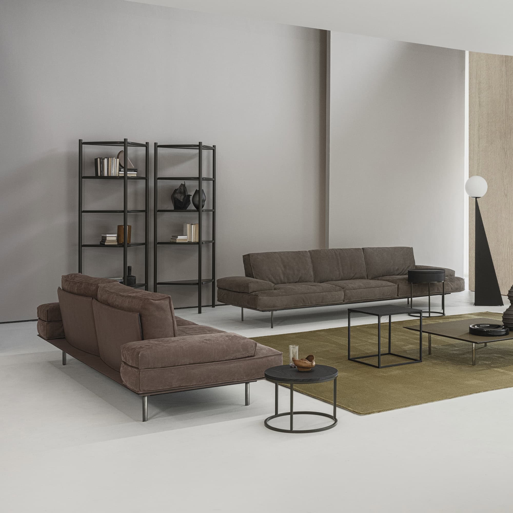 Elegant Vogue Modular Sectional Sofa in a modern living room setting.