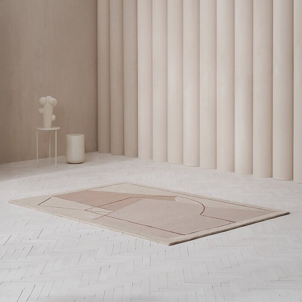 Elegant area rug perfect for contemporary home decor.