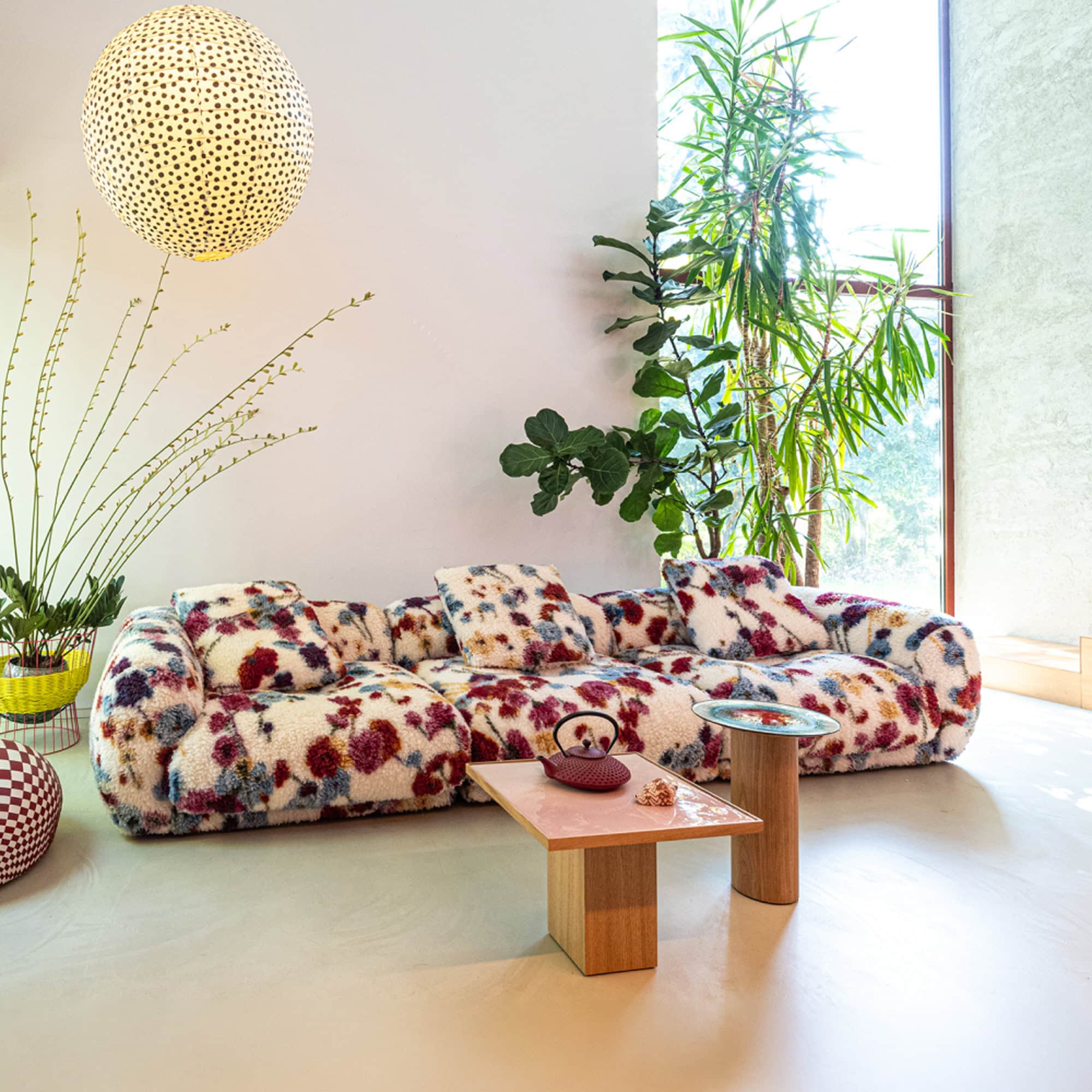 Modular sectional sofa by Sklar Furnishings, perfect for relaxing and entertaining in contemporary l.