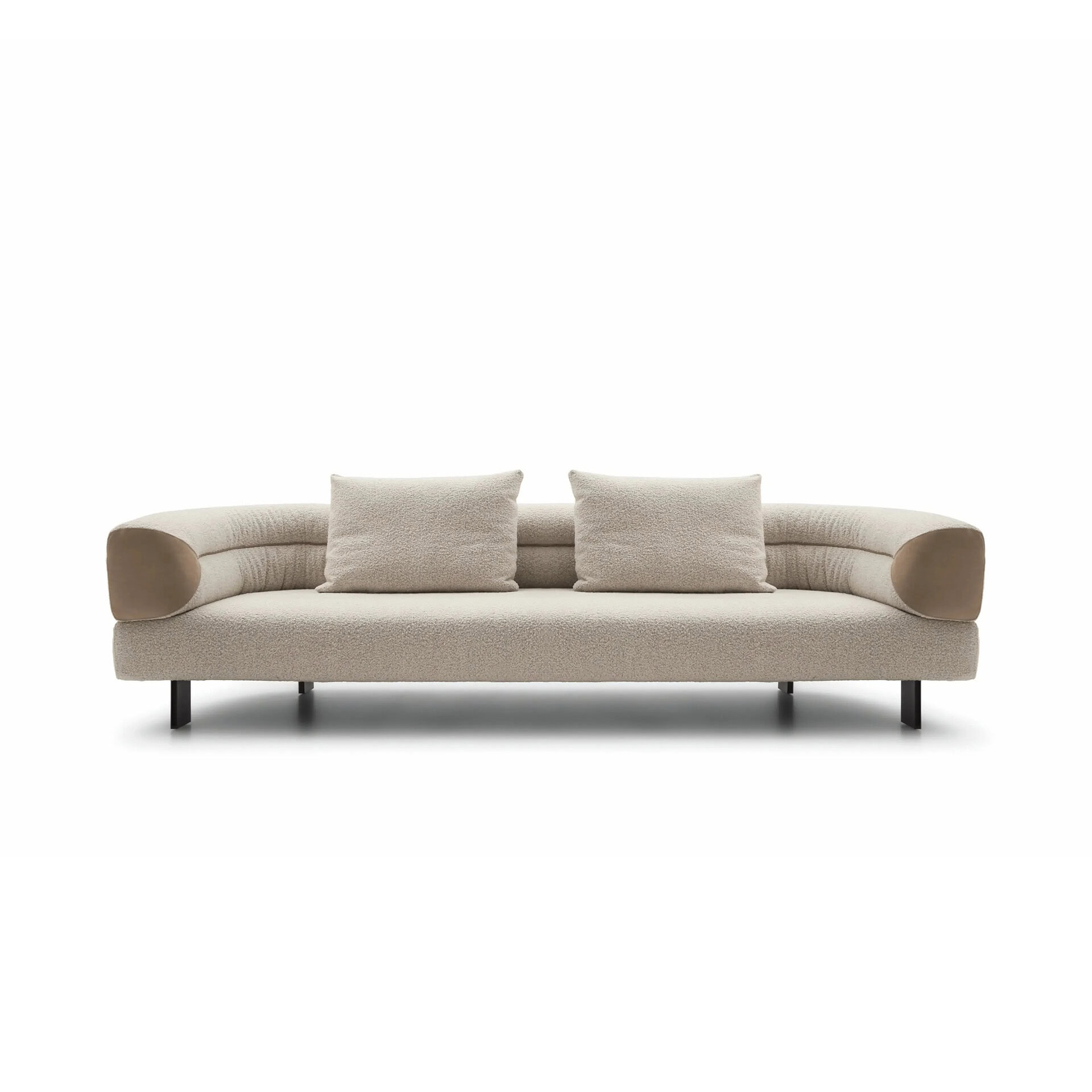 Elegant Klarence sectional sofa with plush cushions and modern design.