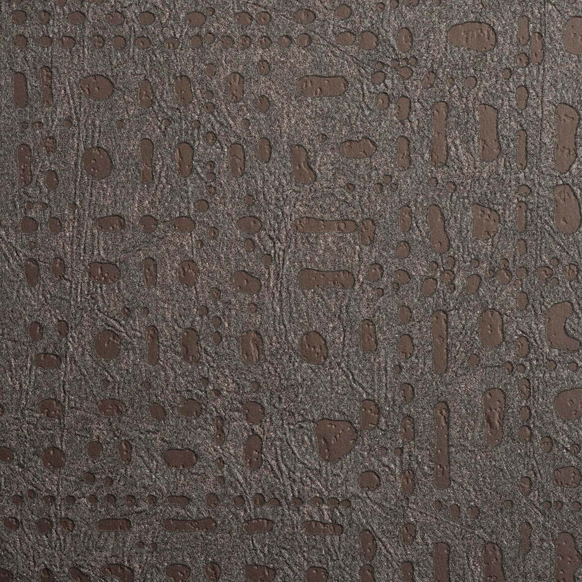 Close-up of Shambala wallpaper with textured, earthy design.