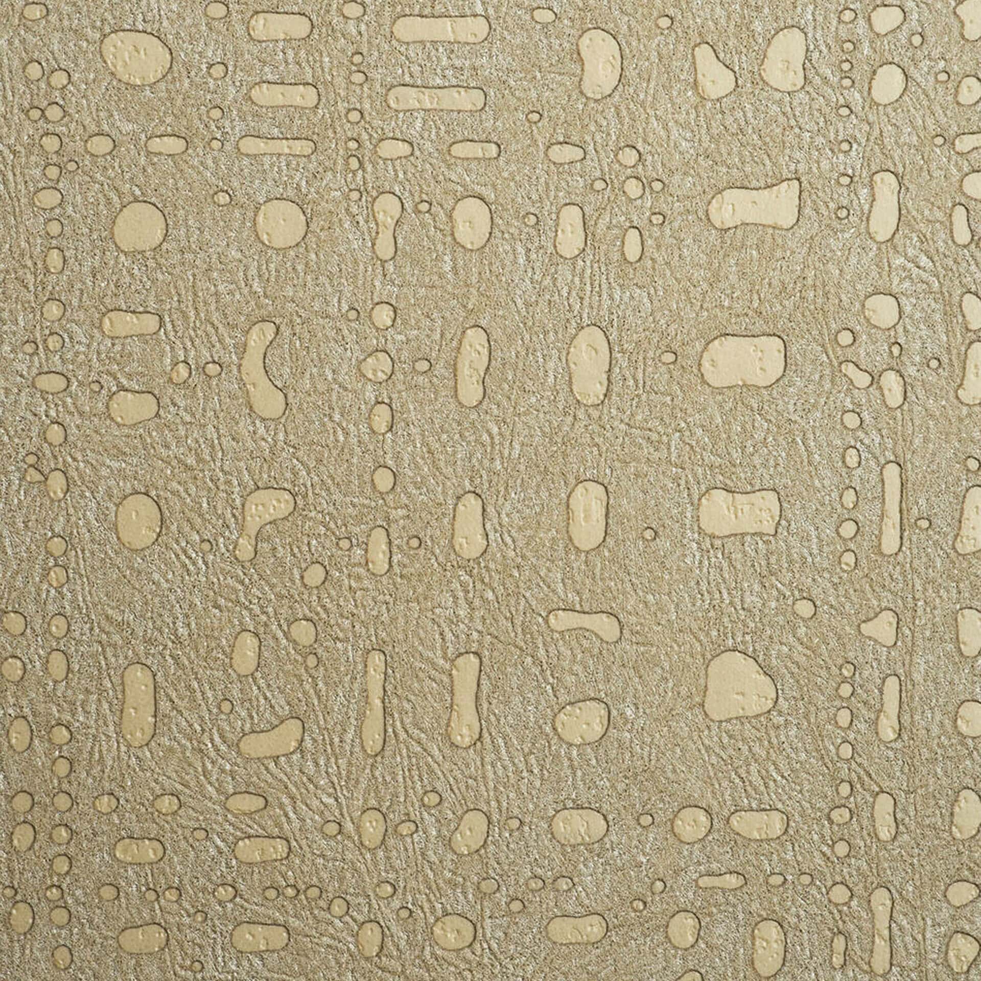 Elegant Shambala wallpaper with textured gold finish.