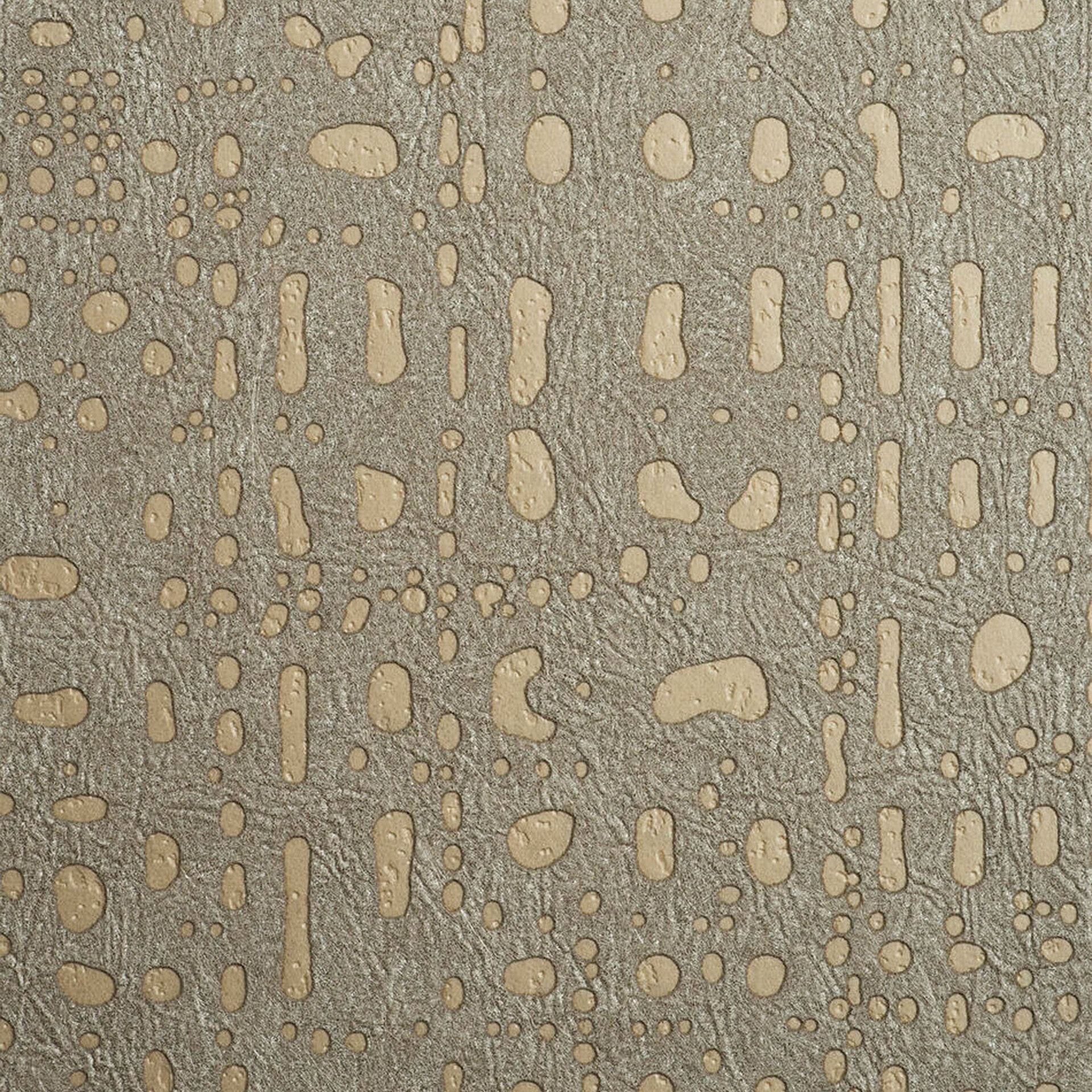 Elegant Shambala wallpaper with abstract beige and taupe design.