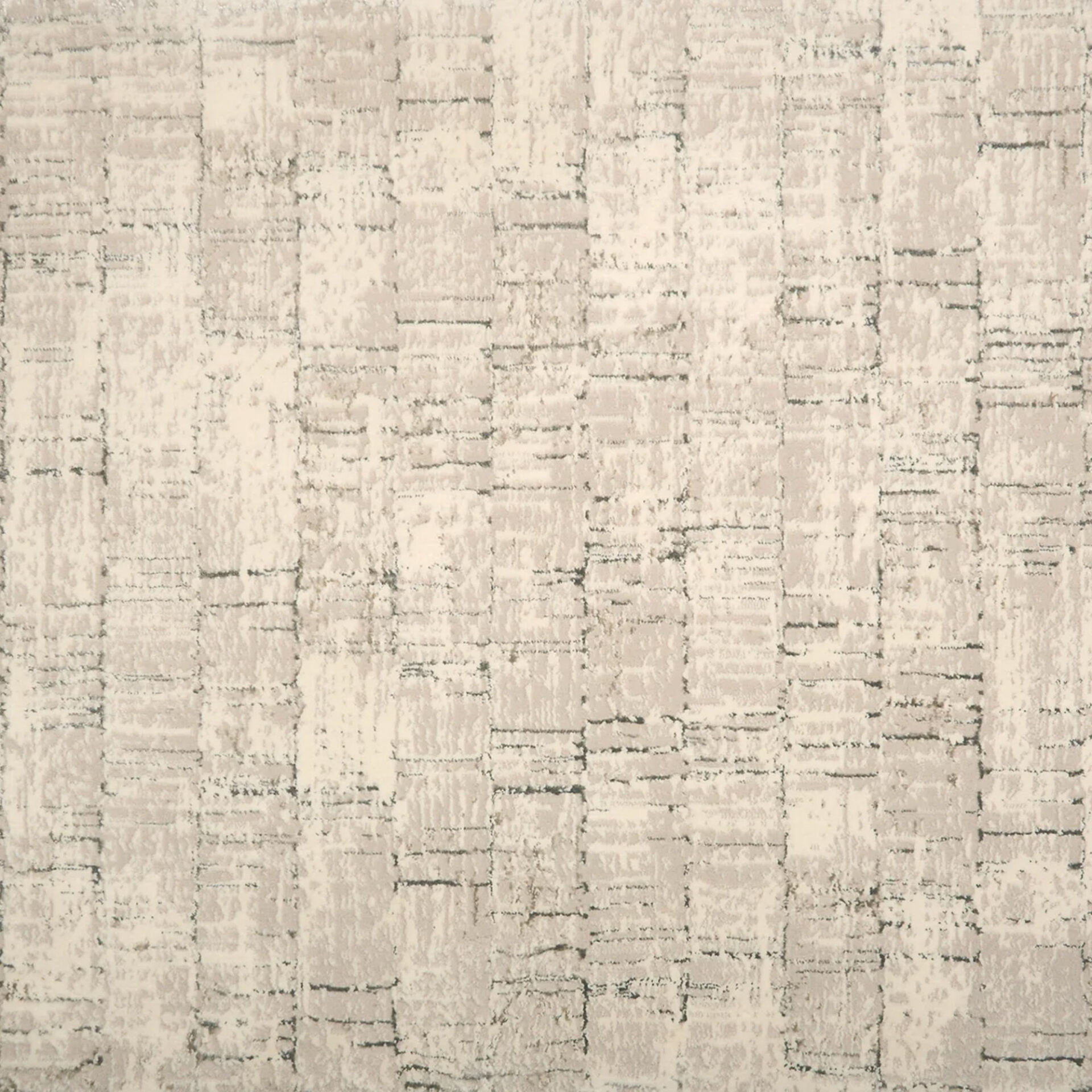 A textured surface with an abstract, distressed geometric pattern in off-white, cream, and shades of gray.