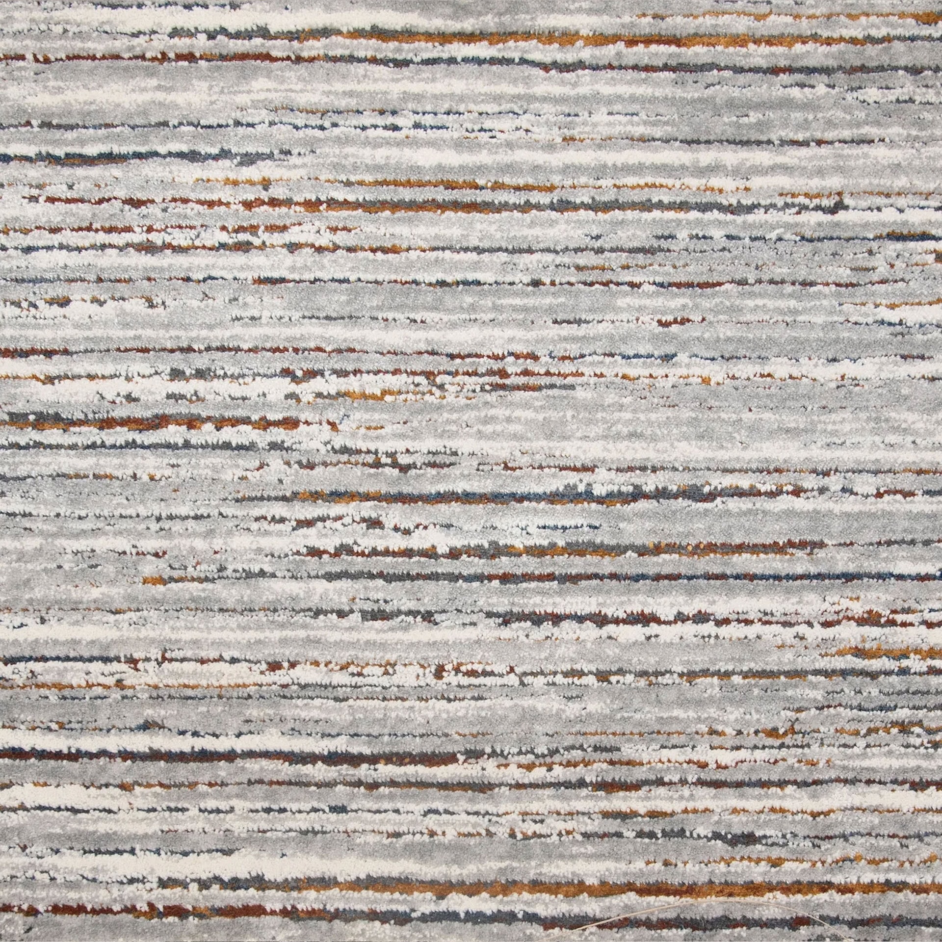Vibrant Rock Star patterned area rug with abstract stripes in neutral tones, perfect for modern livi.