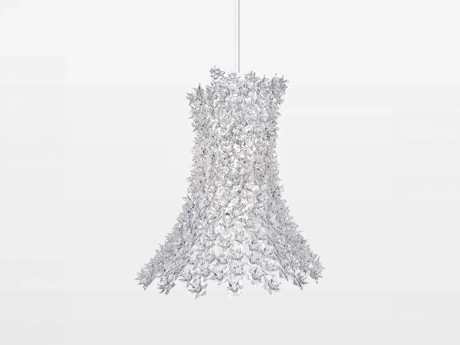Elegant Kartell Bloom pendant light with floral-inspired design.