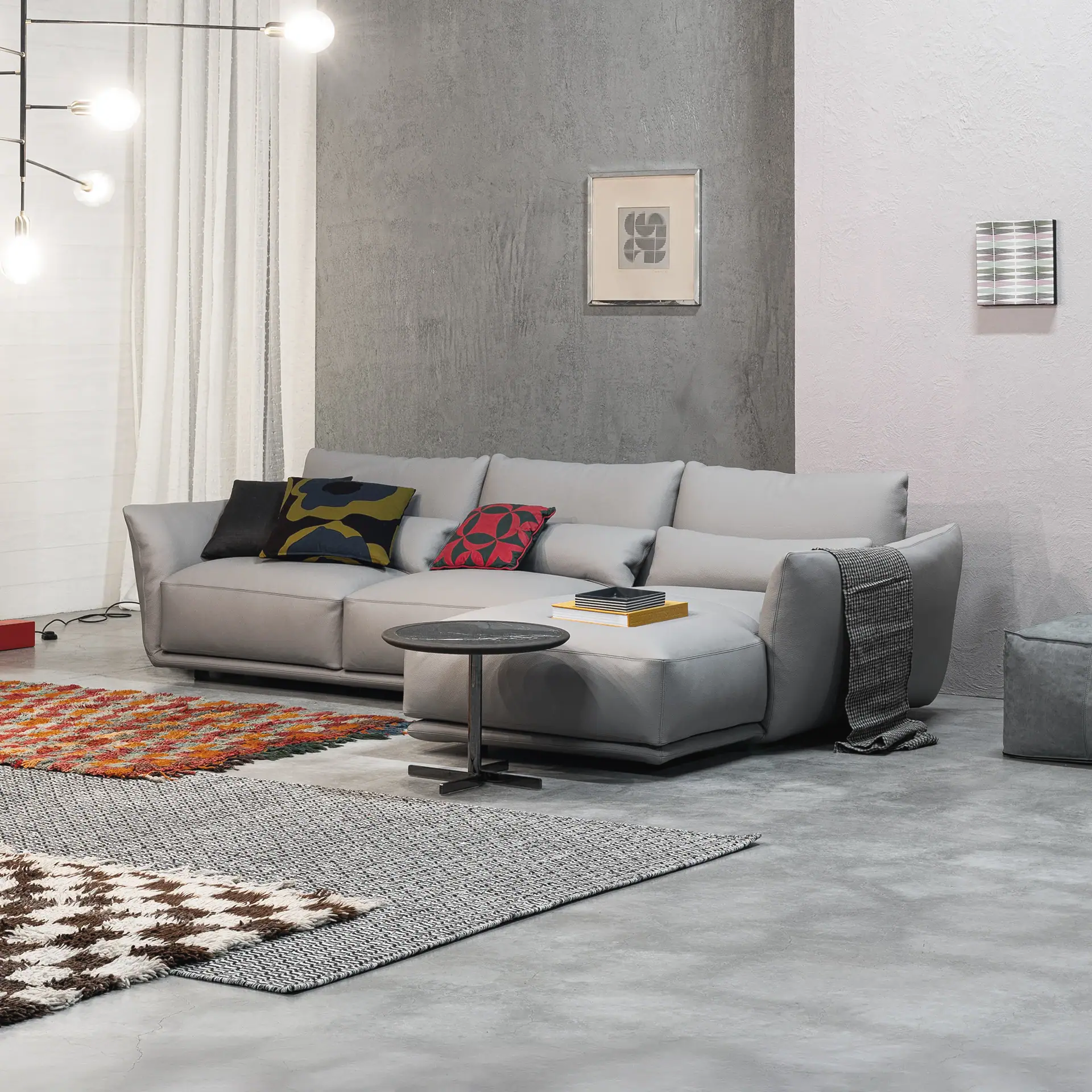 Elegant Clift sectional sofa with sleek design in a contemporary living space. Perfect for stylish a.