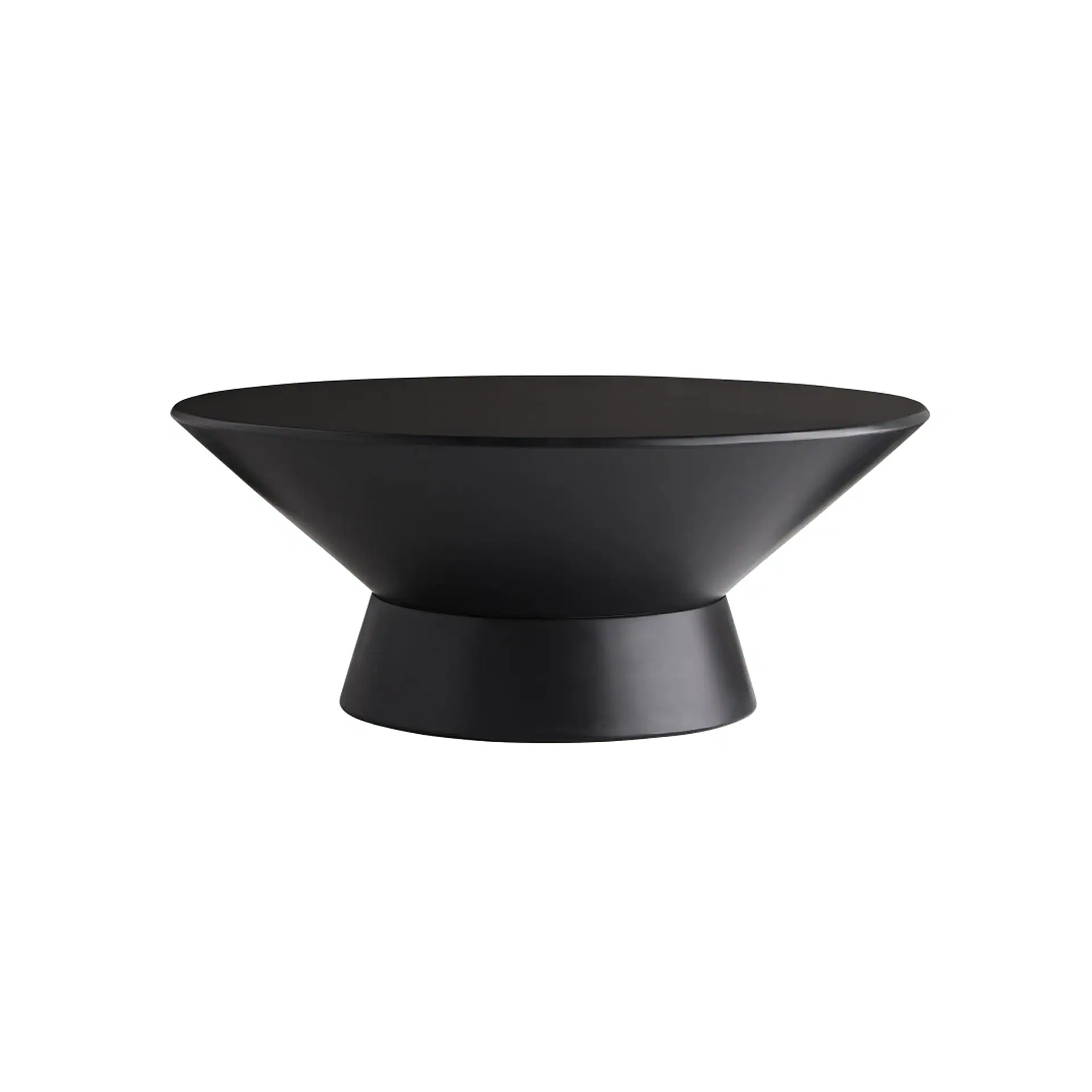 Elegant black decorative bowl for modern home decor and interior design accents.