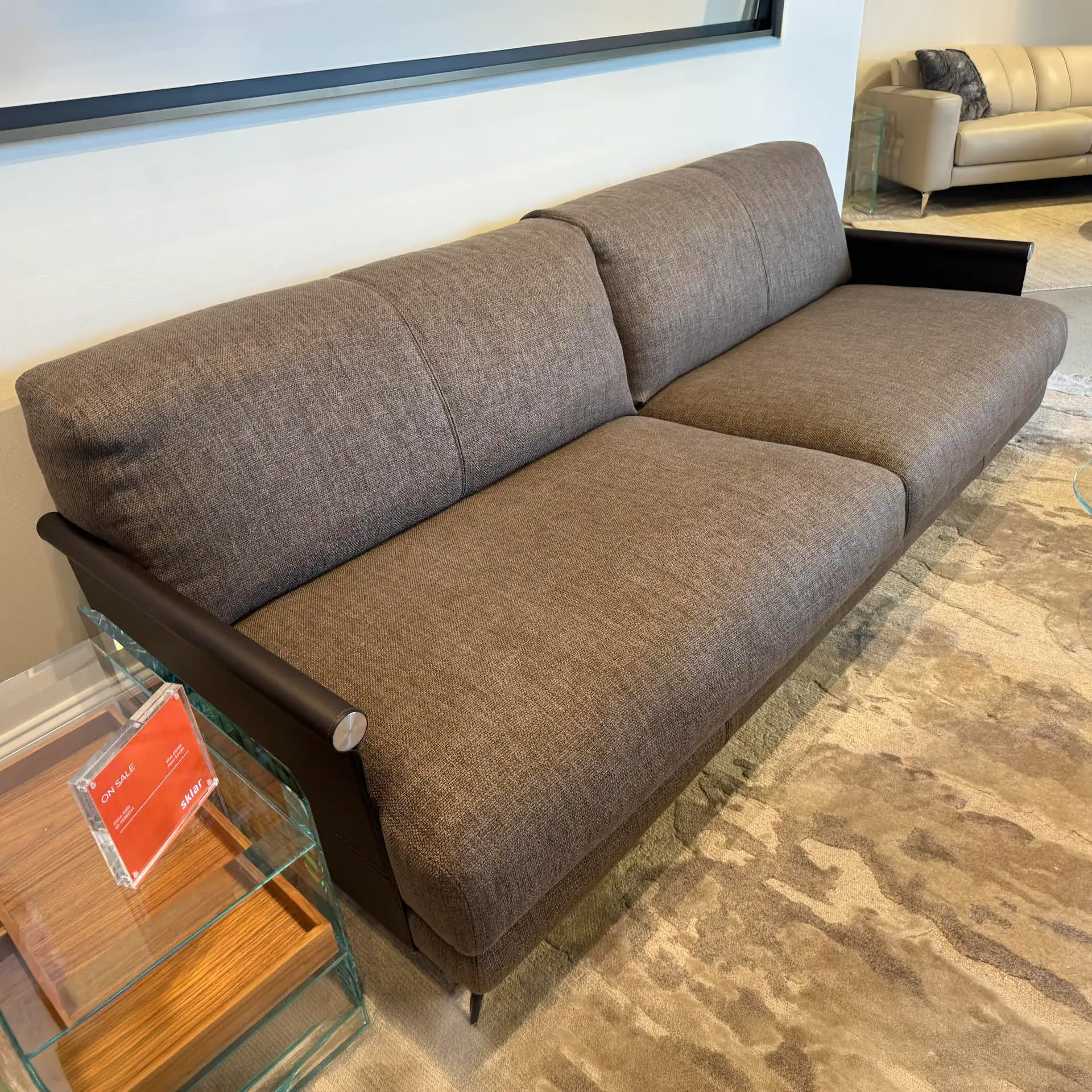 Modern Althon High 3ER Maxi sofa by Ditre Italia in a showroom setting.