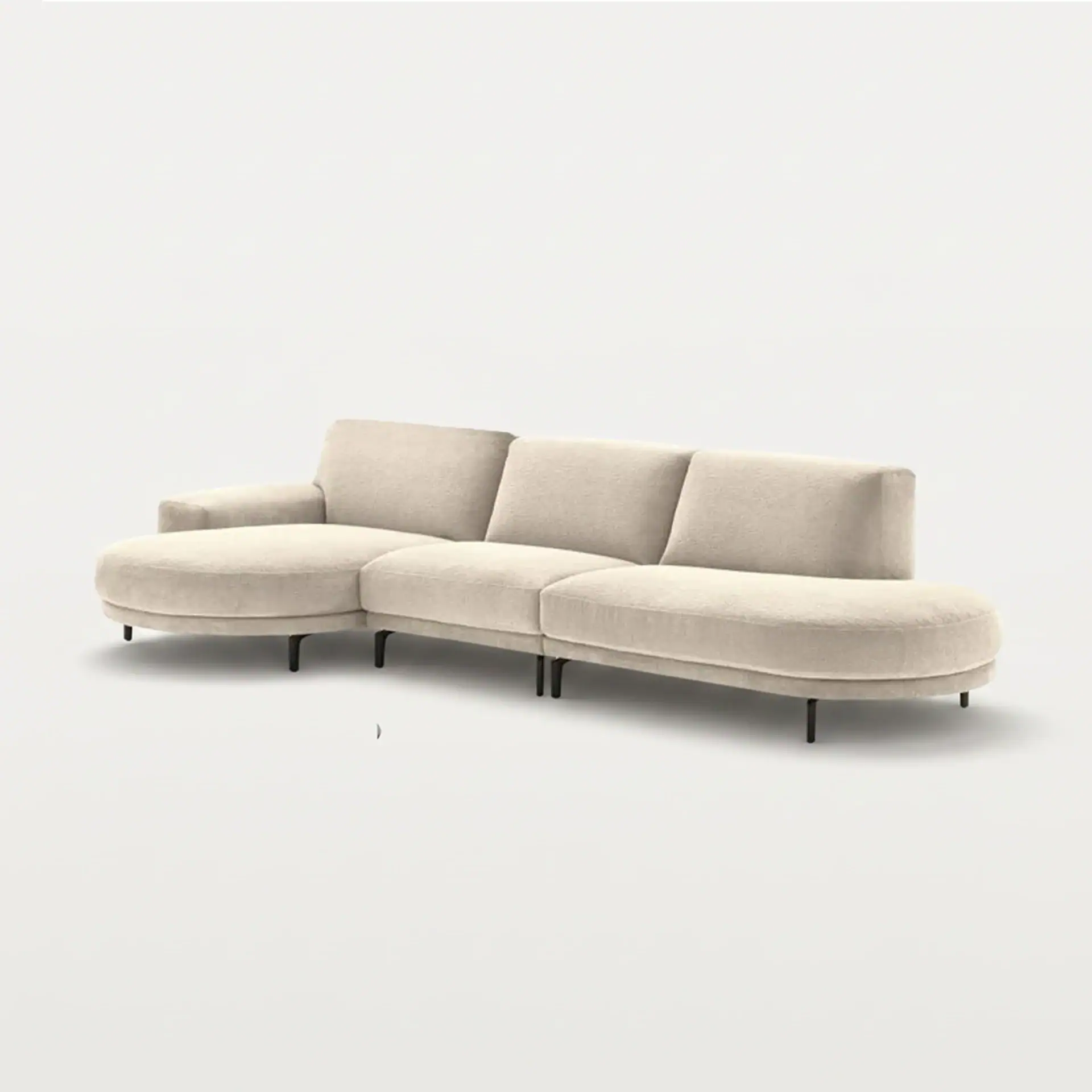 Elegant Blake Low Rounded Terminal Sofa by Ditre Italia, perfect for modern living spaces.