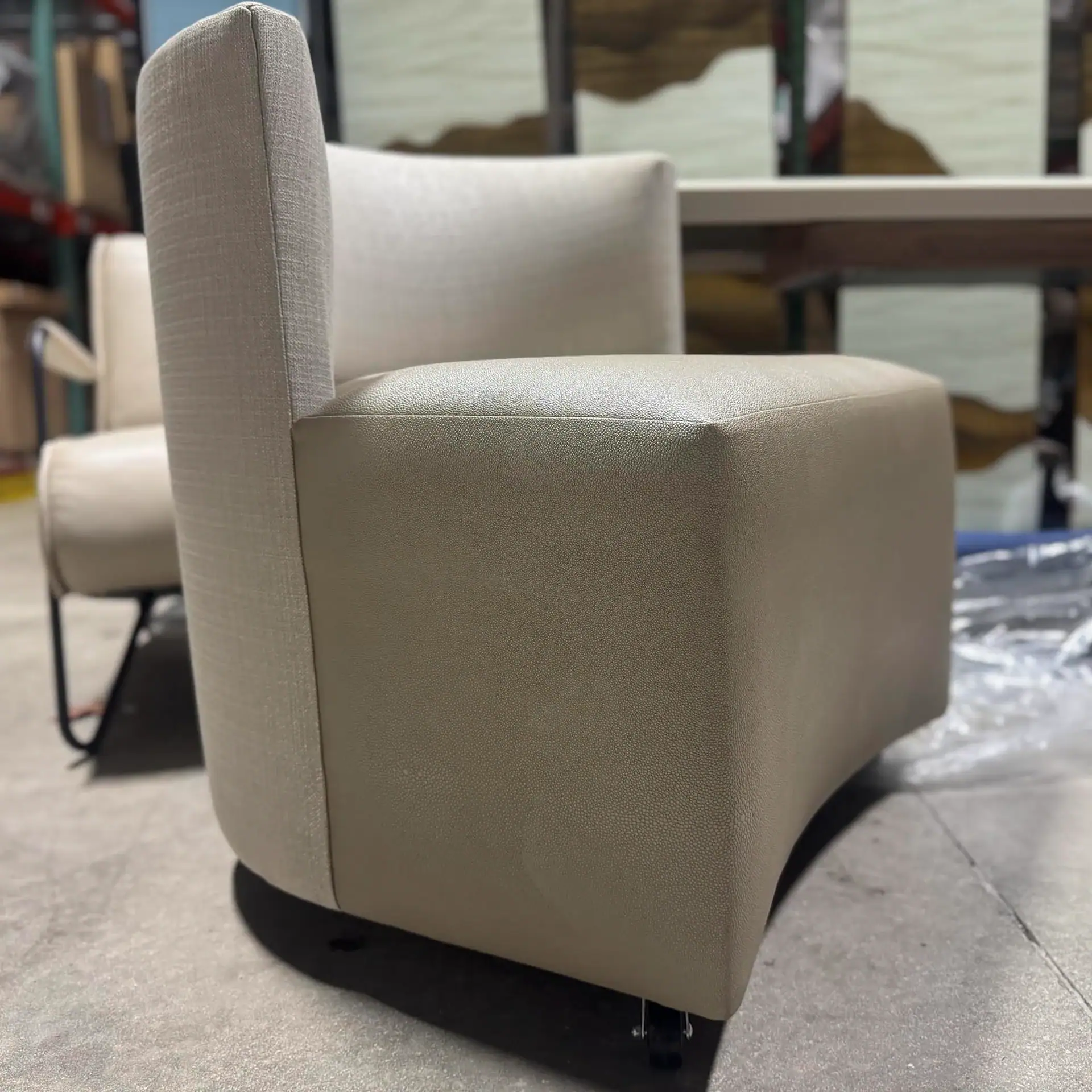 Modern Mandalay Game Chair with sleek design and comfortable upholstery.