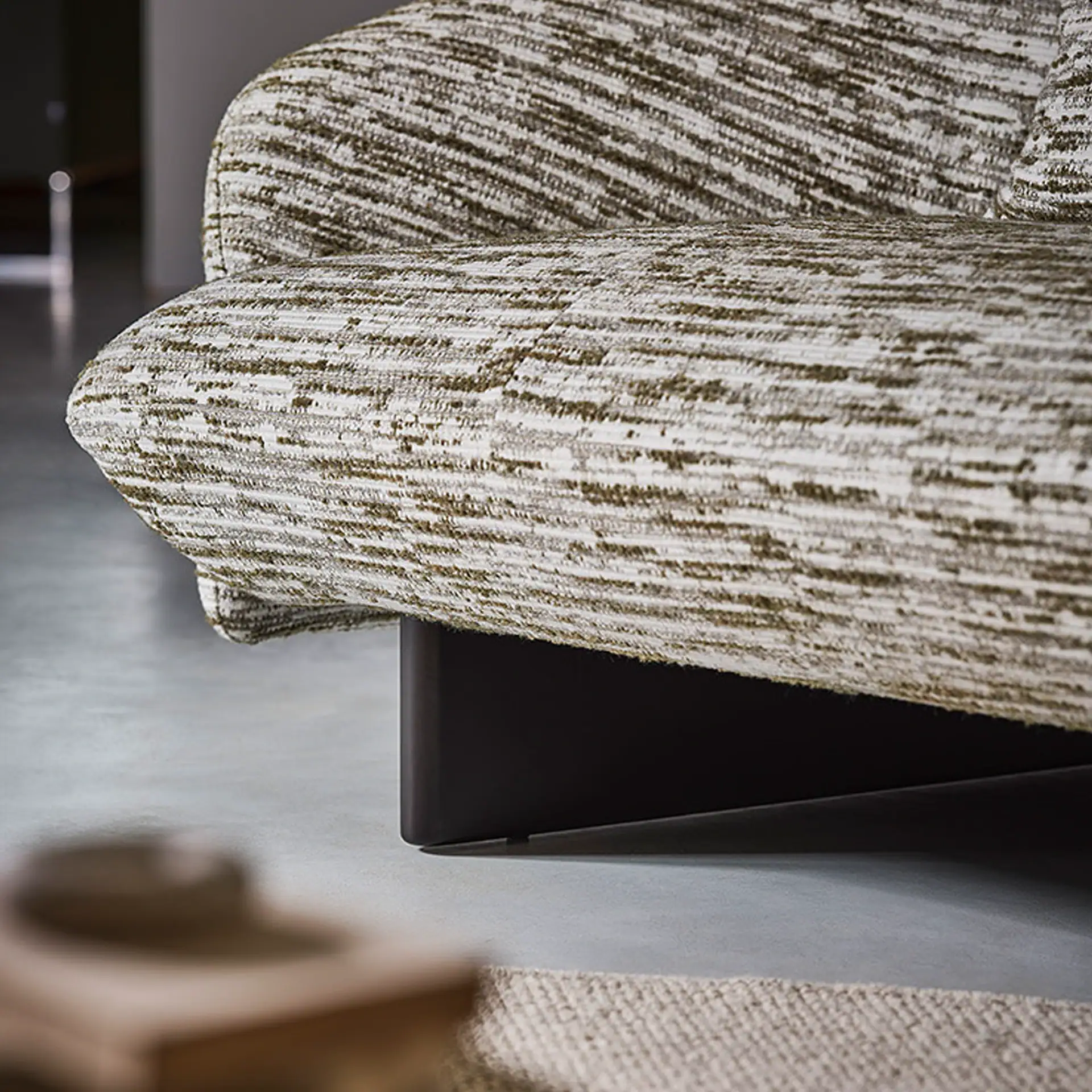 Elegant Fleur Modular Sofa with textured upholstery and modern design.