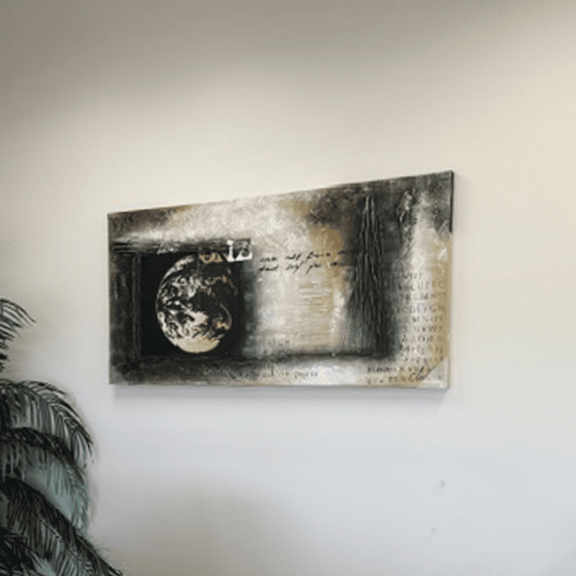 Abstract wall art titled Chili One, modern design for home decor.