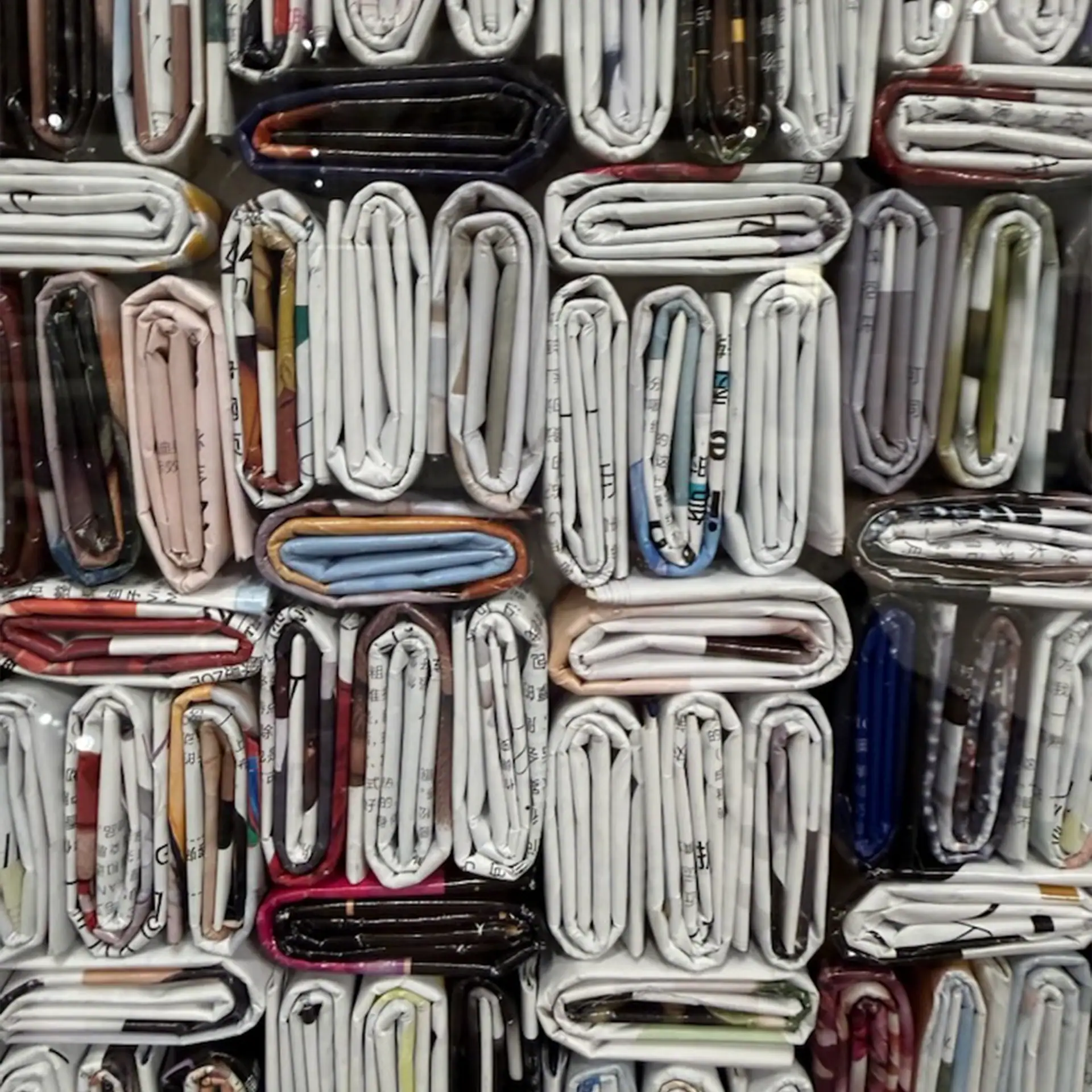 High-quality bedding and linens displayed in a retail store setting.