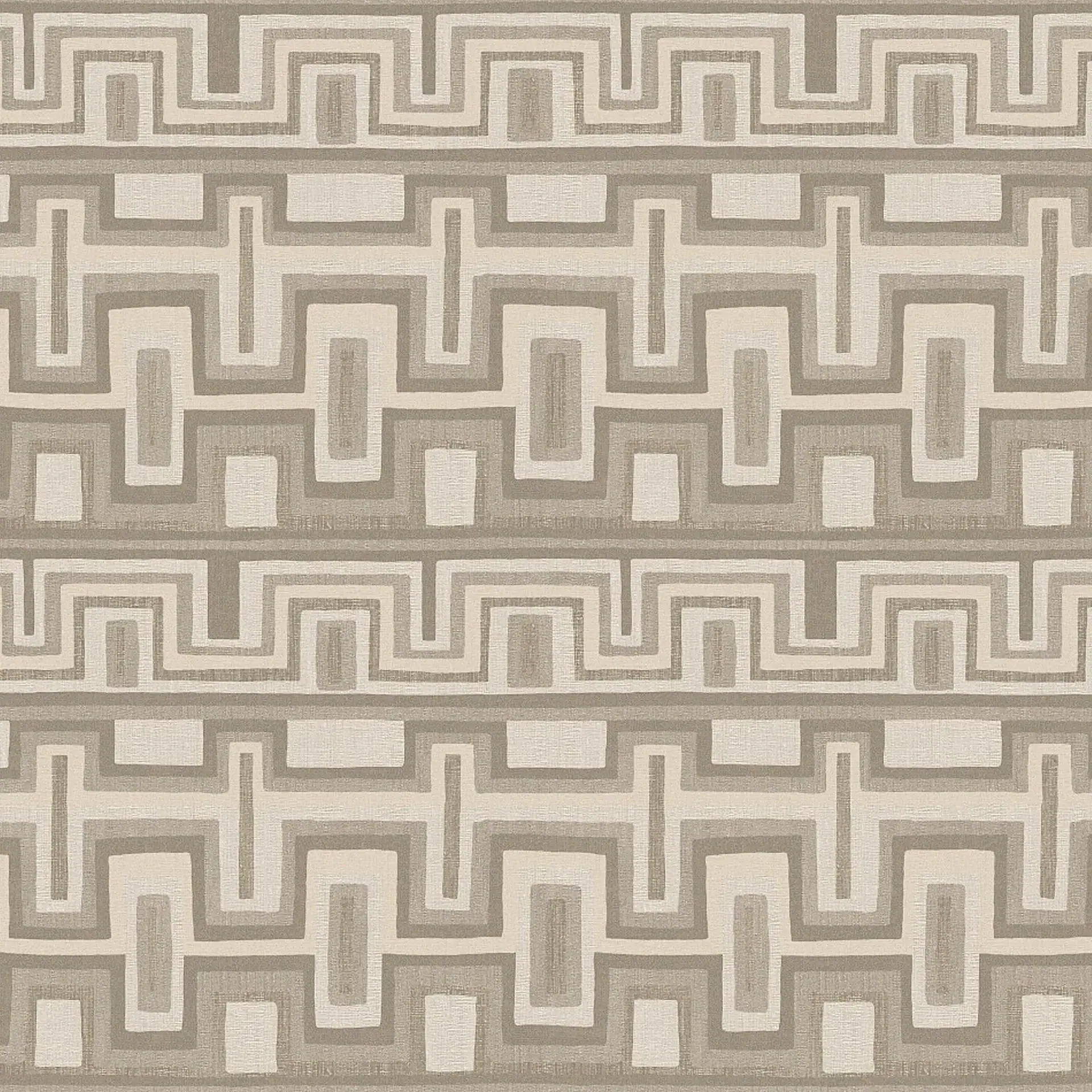 Elegant geometric Morelos Cameo wallpaper design in neutral tones.