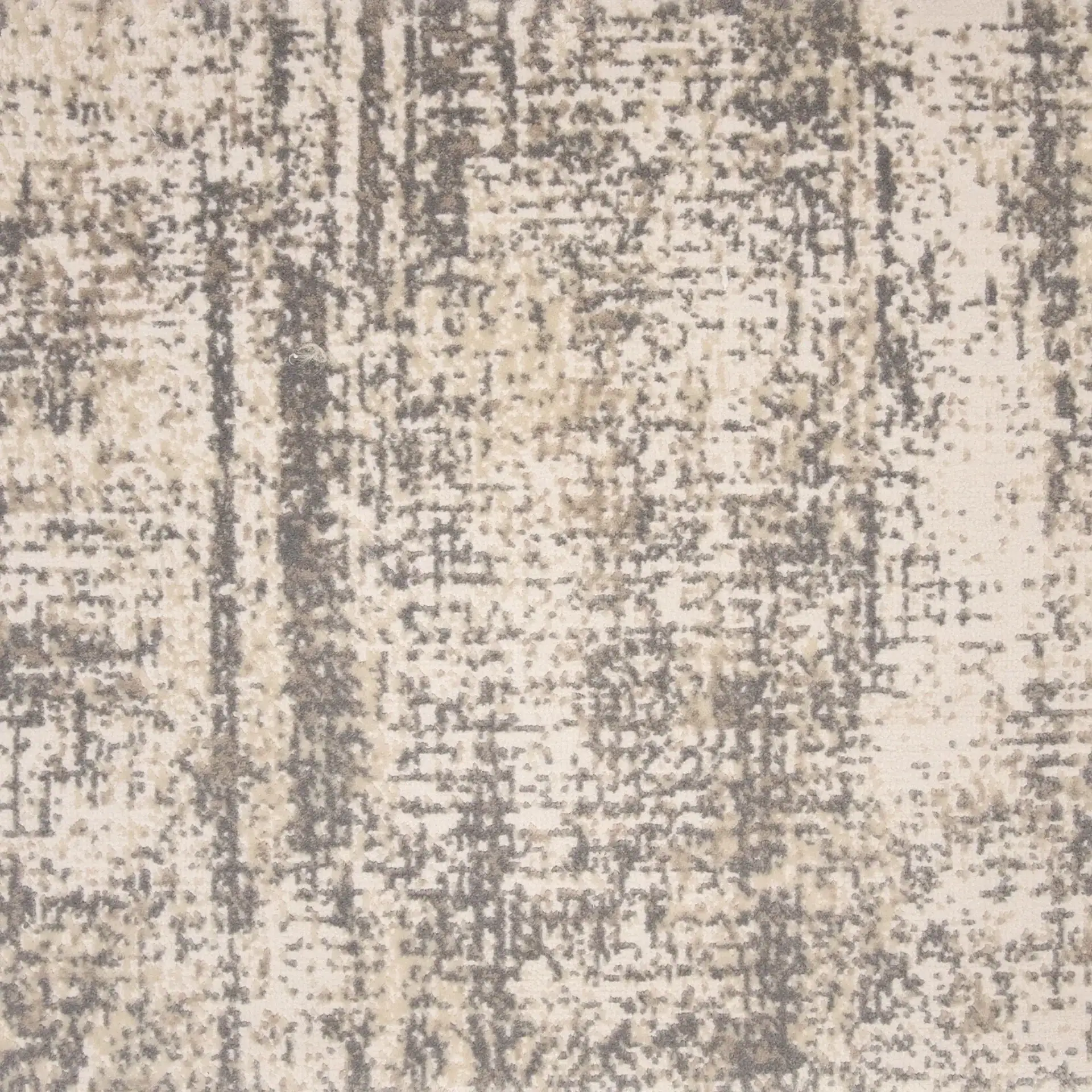 Contemporary abstract rug with neutral tones, perfect for modern living spaces.