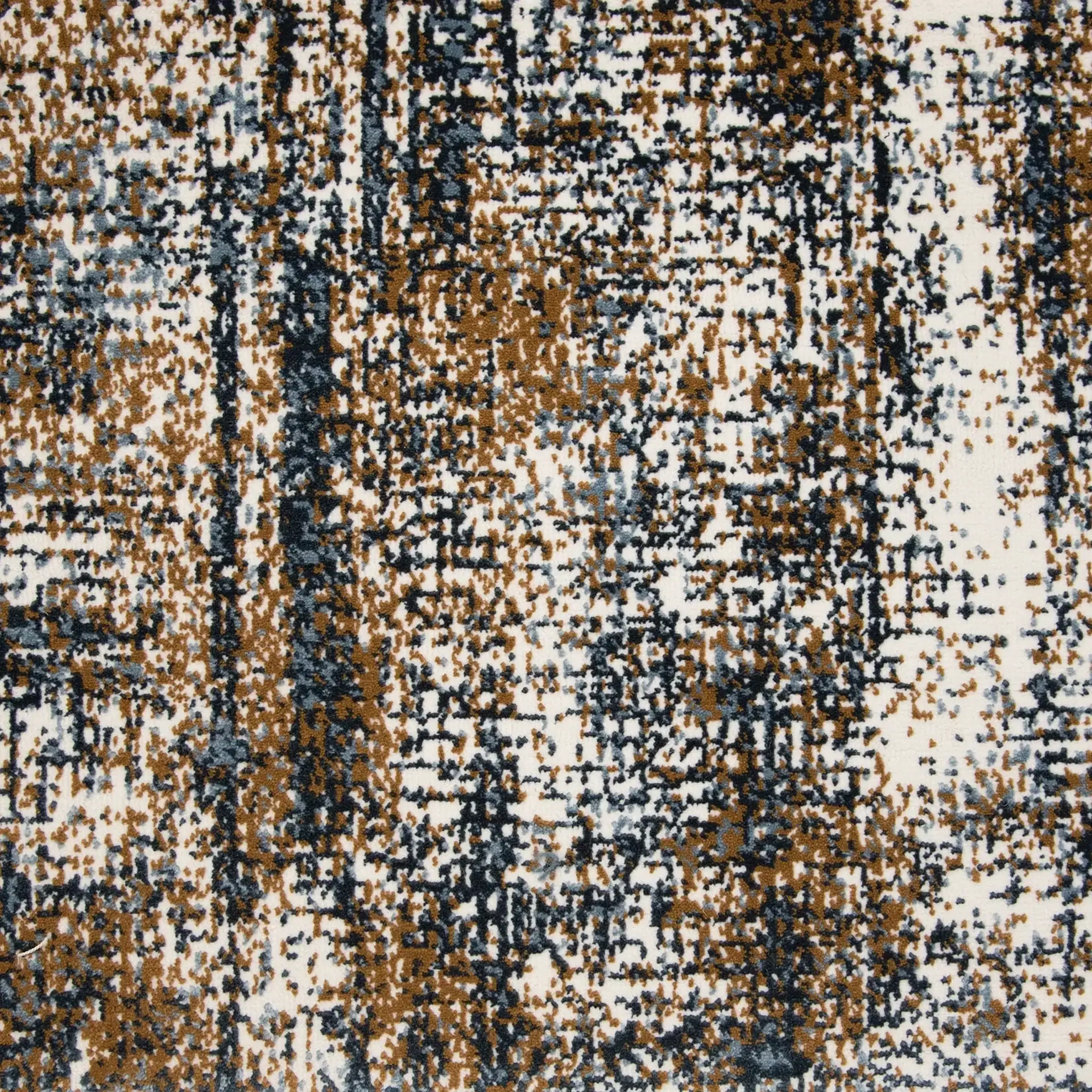 Area rug with abstract design in neutral tones for contemporary interiors.