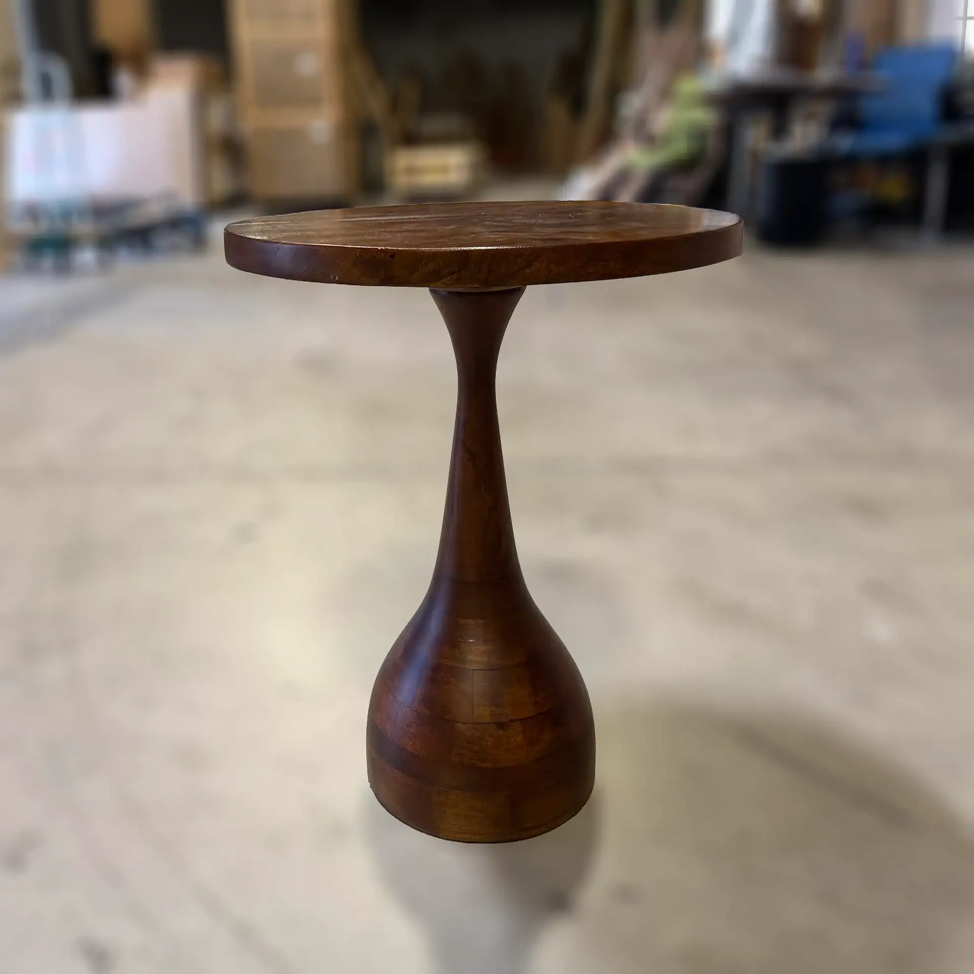 Sklar Furnishings Darby Accent Table in wood finish.