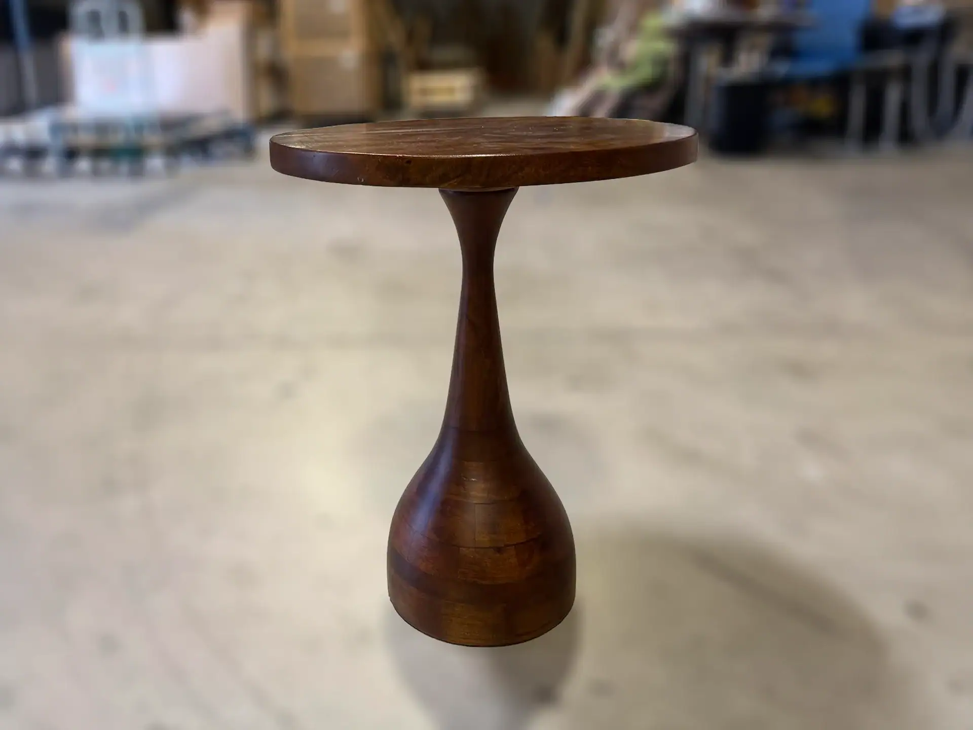 Sklar Furnishings Darby Accent Table in wood finish.