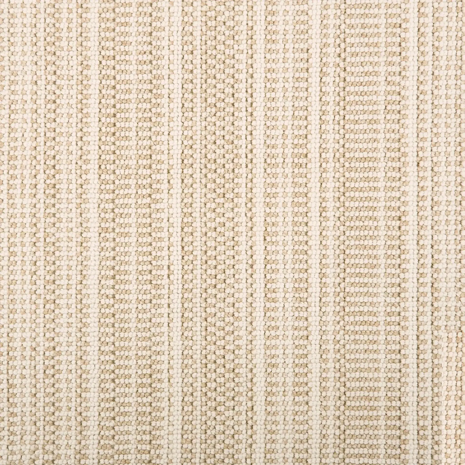 Waveside indoor outdoor area rug with striped pattern in neutral tones.
