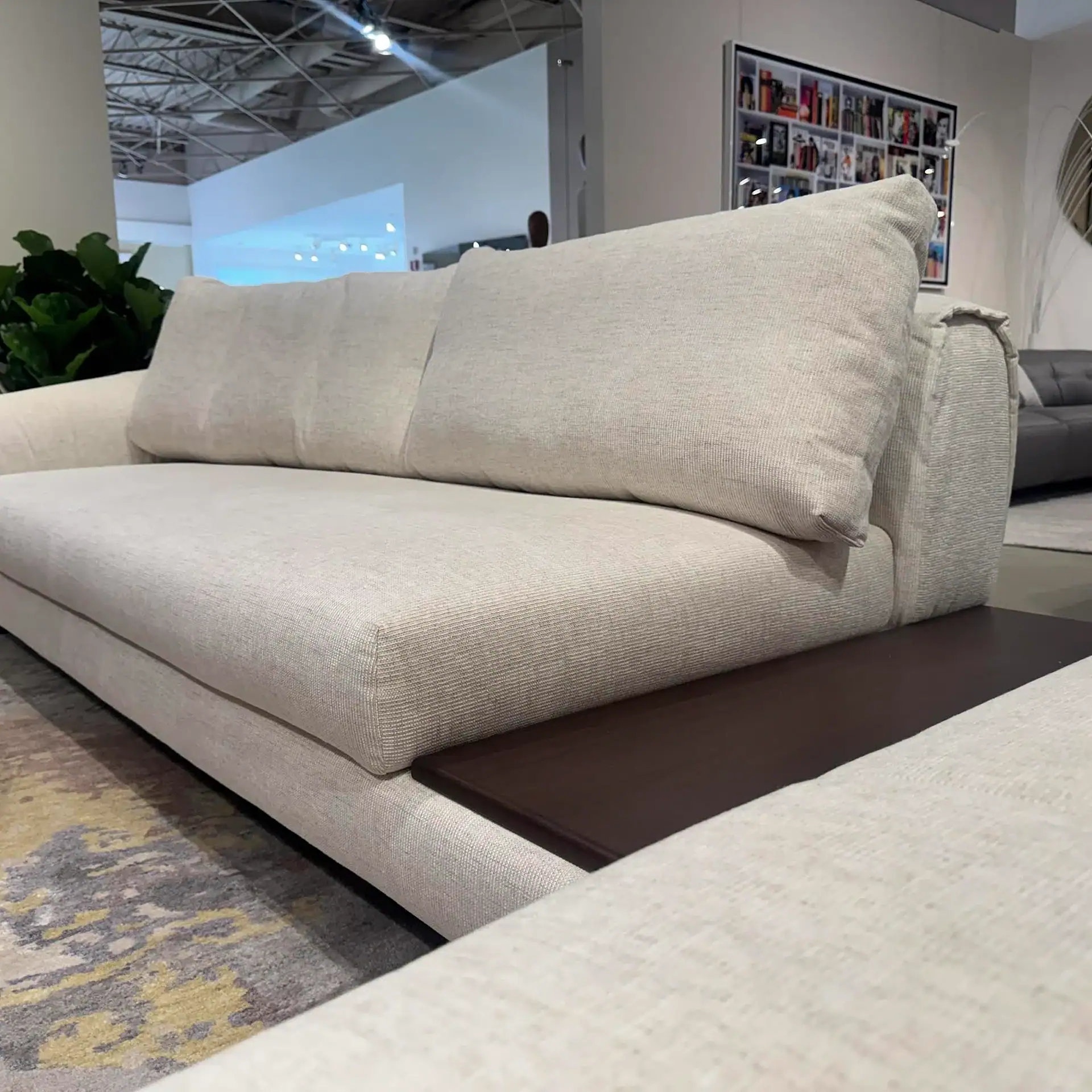 Nicoline Crumble Sectional Sofa in a showroom setting.