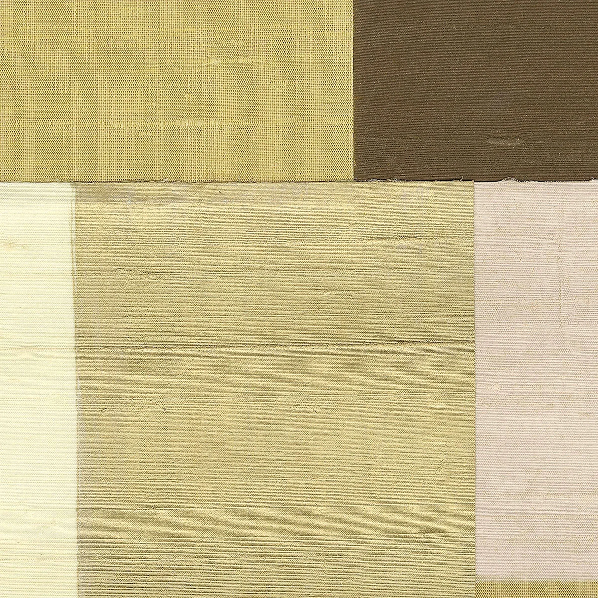 Sklar Furnishings wallpaper swatches in beige and brown tones with textured panels.