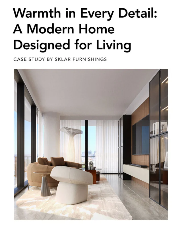 A home designed not just to look beautiful, but to live beautifully.

For this 4,680-square-foot residence, Sklar Studio brought together warm neutrals, rich textures, and custom solutions to create a home that feels refined, comfortable, and completely personal. 

Click the link in our bio to read the full case study and explore the transformation.

#SklarFurnishings #BocaRaton #SouthFlorida #InteriorDesign #HomeDecor #SouthFloridaLiving #BocaRatonDesign